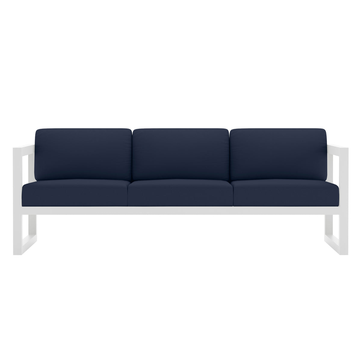 Avion Sofa#Finish_White#Fabric_Spectrum Indigo