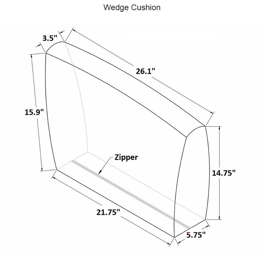 29" Wedge Cushion
