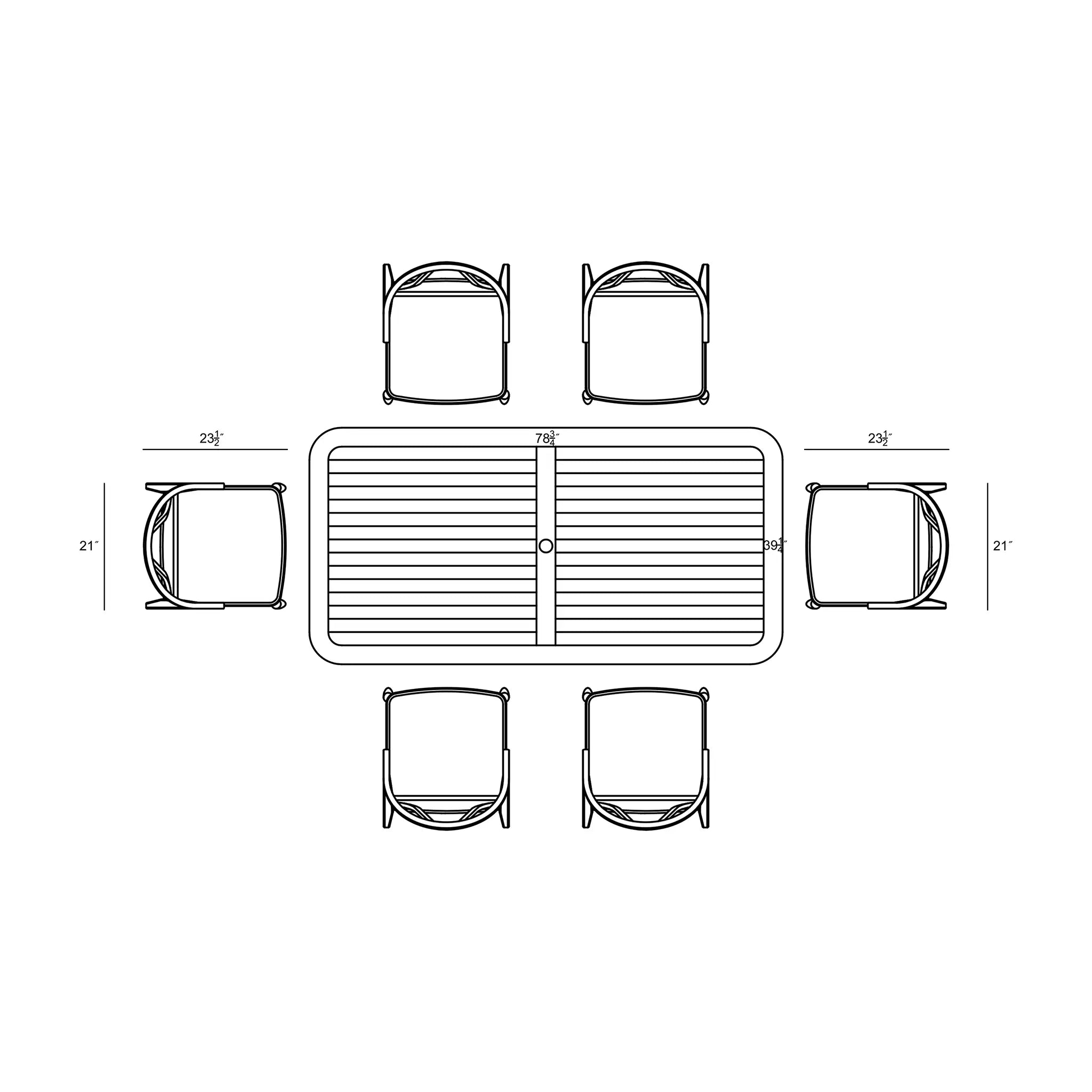 Harmonia Living Holland 7 Piece Dining Set 45
