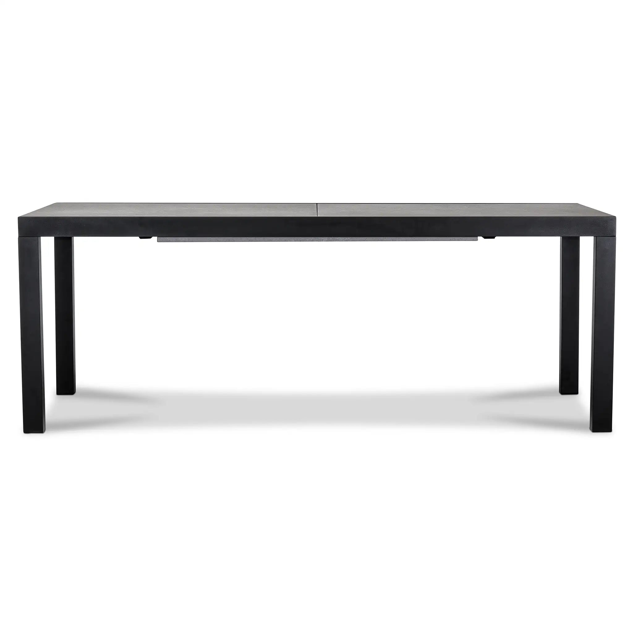 Harmonia Living Lift 13 Piece Aluminum Extendable Dining Set - Black/Black/Concrete 4