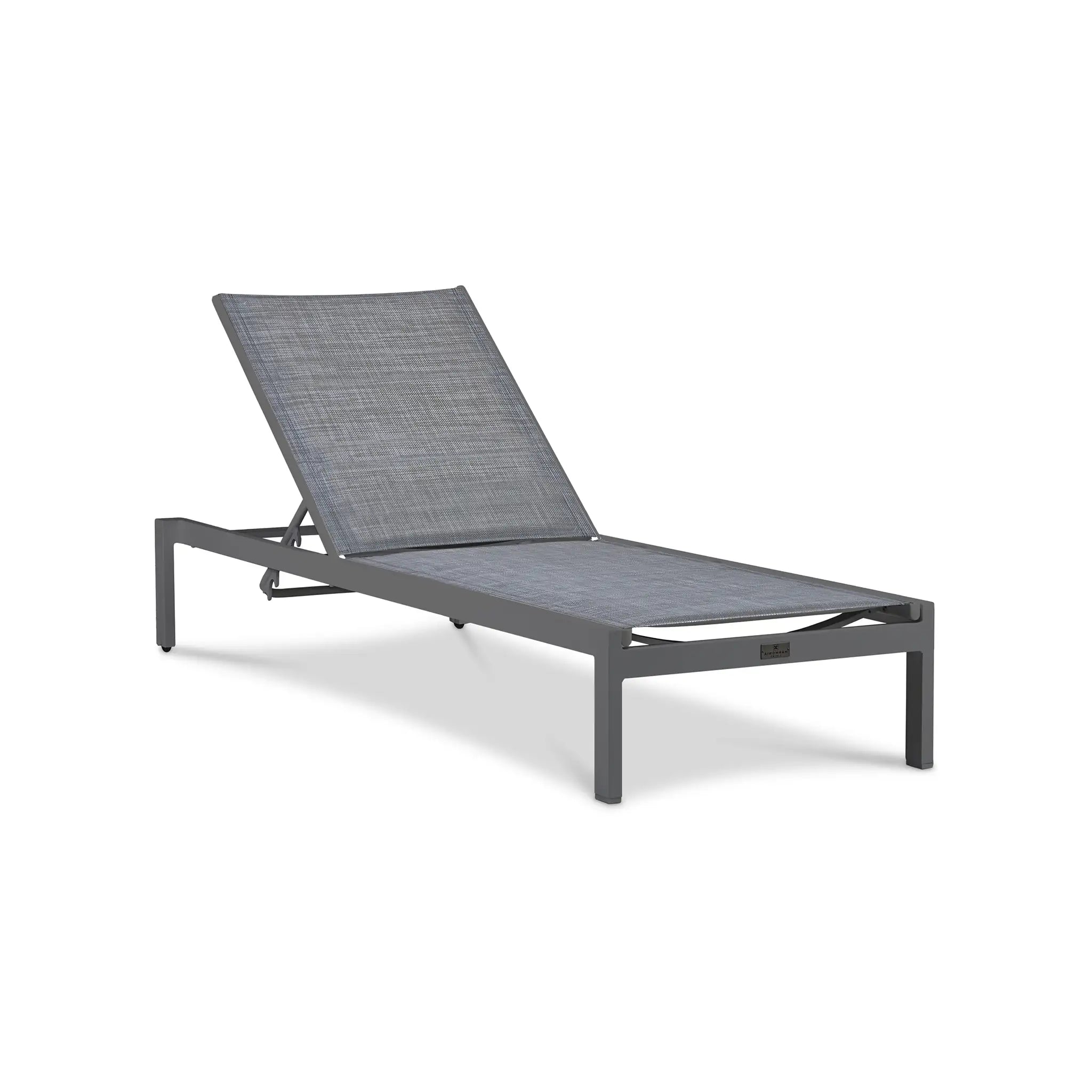 Harmonia Living Lift Aluminum Reclining Chaise Lounge-(Set of 2) - Slate 3