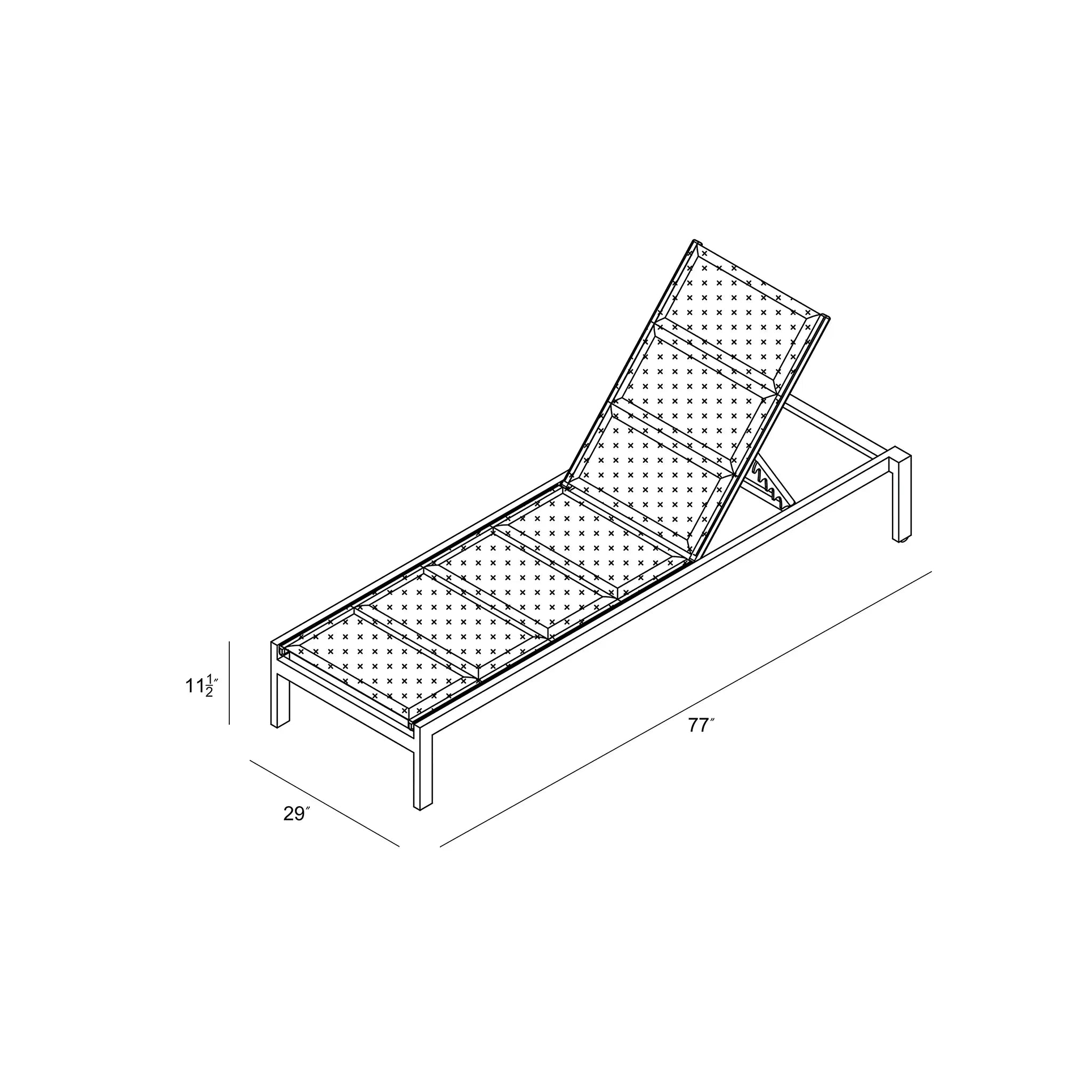 Harmonia Living Lift Aluminum Reclining Chaise Lounge-(Set of 2) - Slate 5