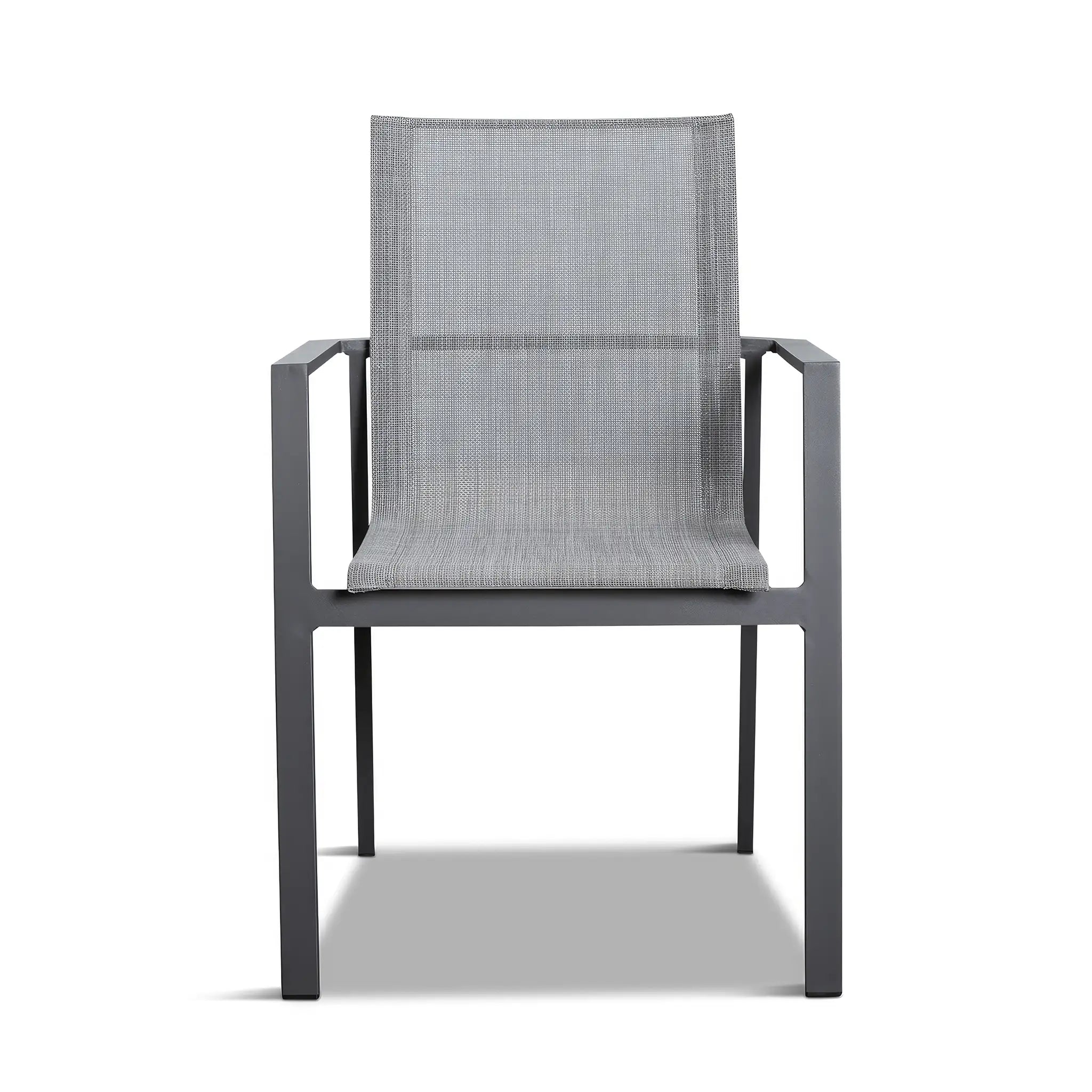 Harmonia Living Lift 9 Piece Aluminum Dining Set - Slate 5