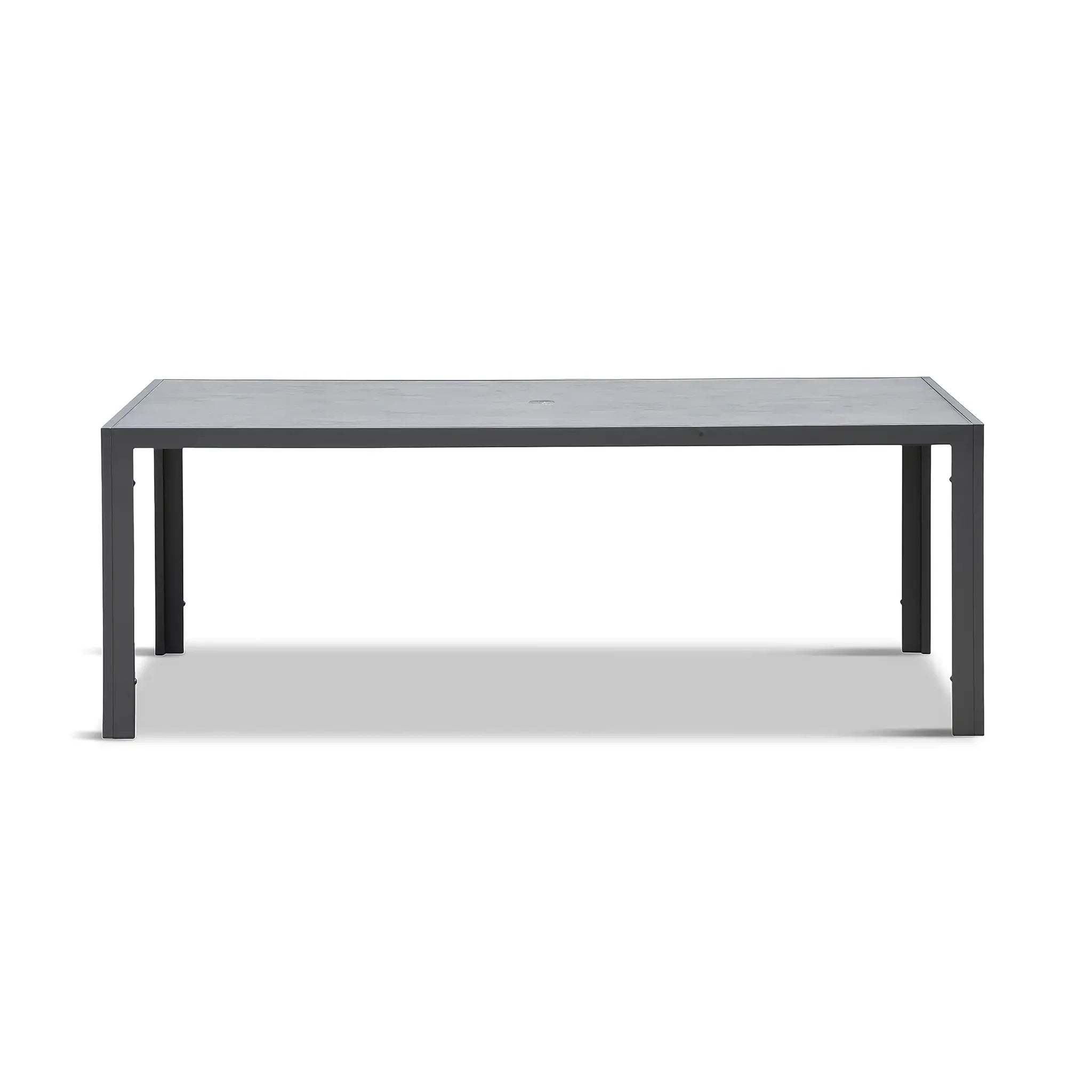 Harmonia Living Lift 9 Piece Aluminum Dining Set - Slate 6