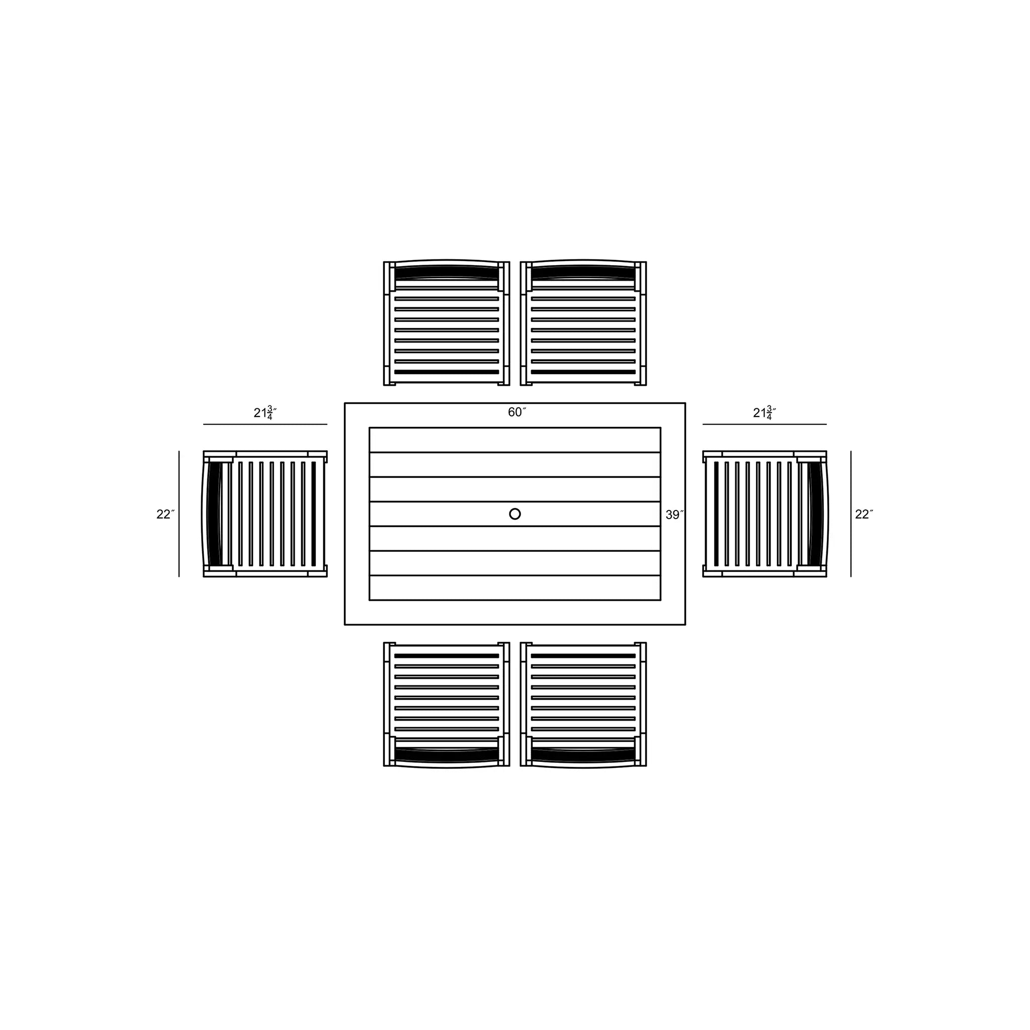 Harmonia Living Link 7 Piece Dining Set 55
