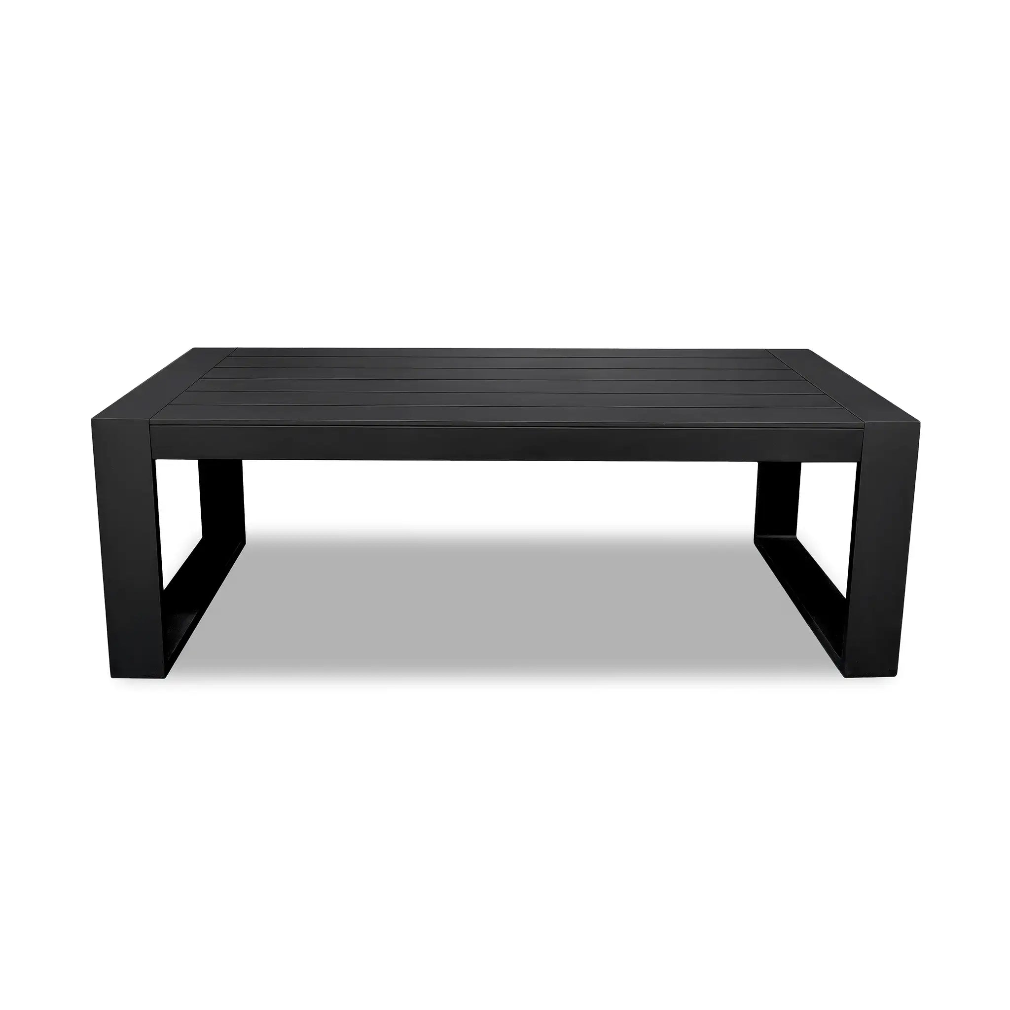 Harmonia Living Pacifica 4 Piece Aluminum Sofa Set - Black 46