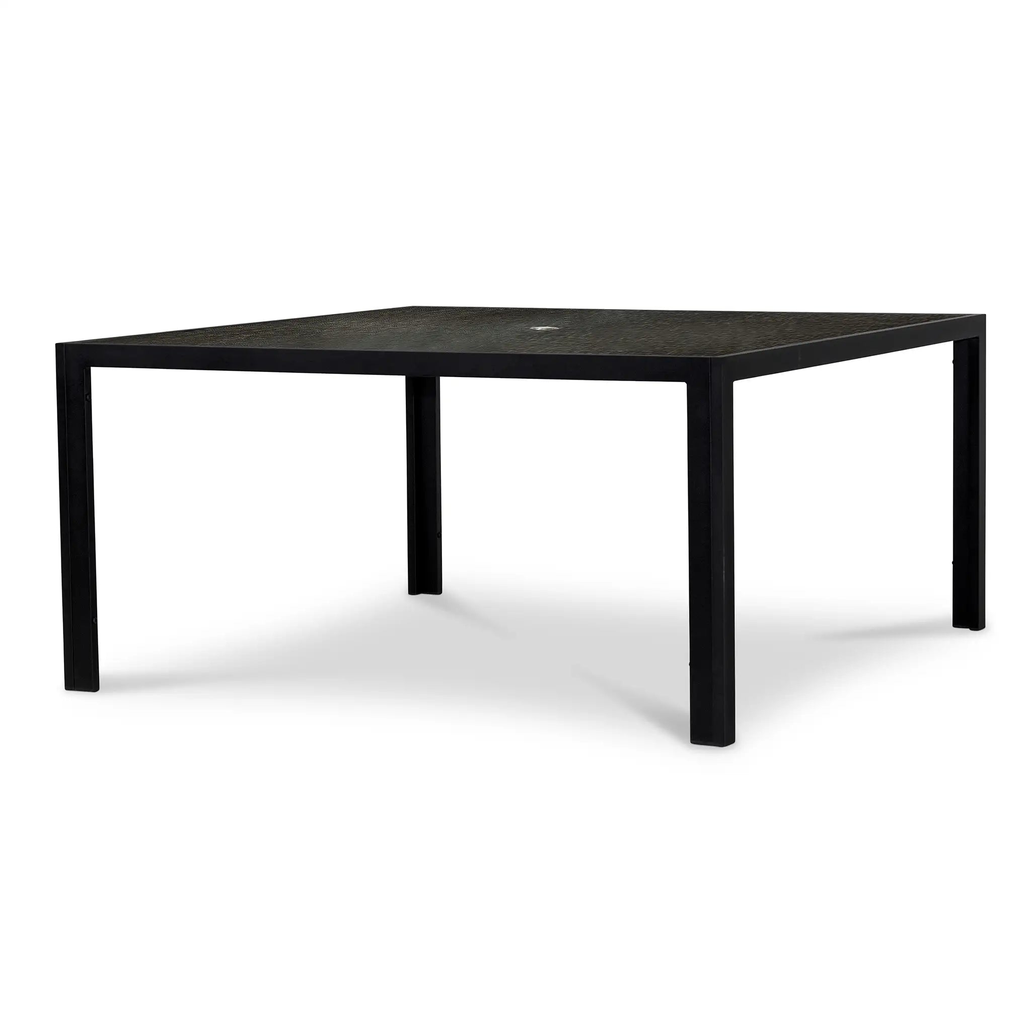 Harmonia Living Pacifica 9 Piece Aluminum Square Dining Set - Black 80