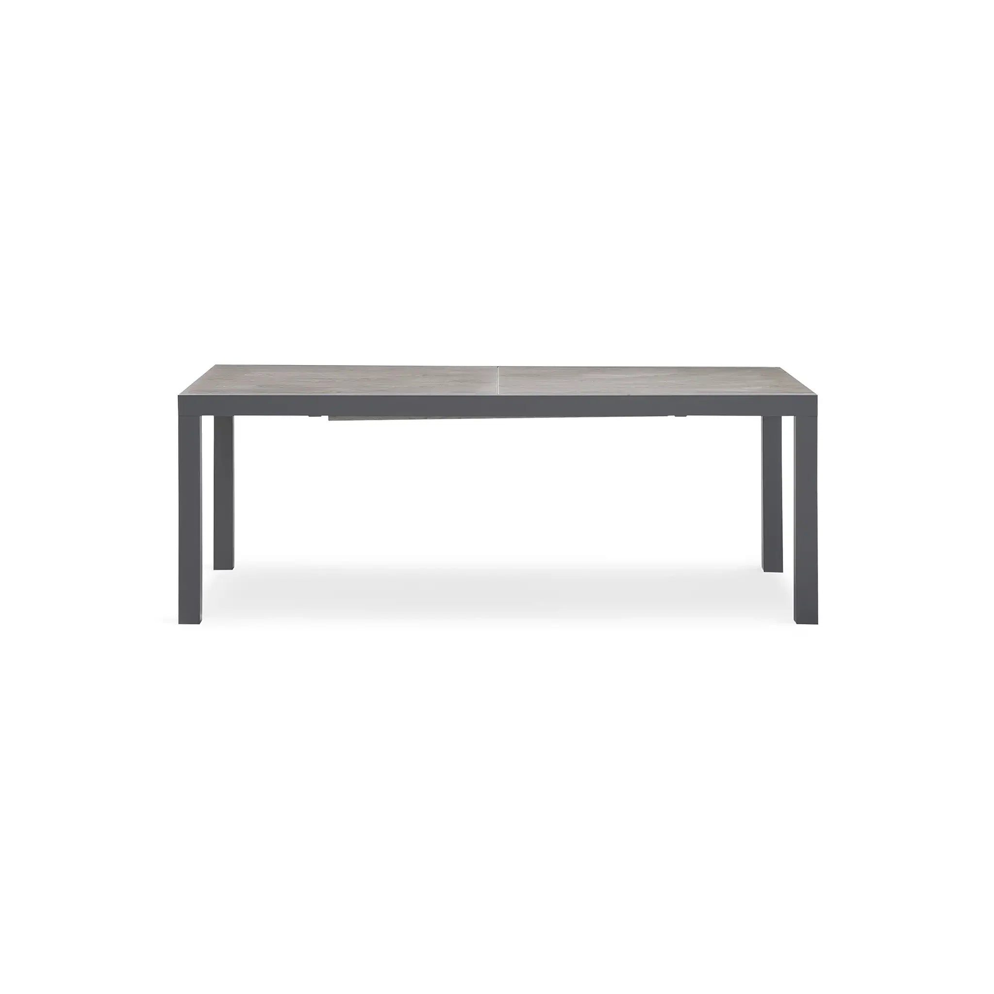 Harmonia Living Pacifica 9 Piece Aluminum Extendable Dining Set - Barnwood 49
