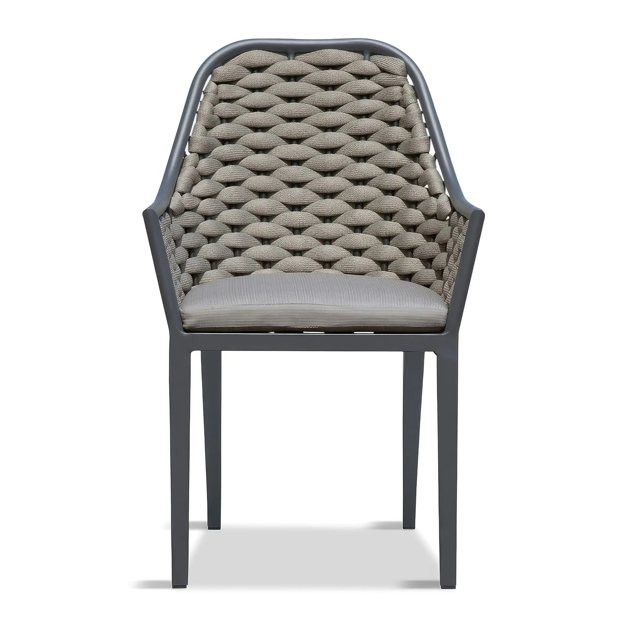 Harmonia Living Parlor Aluminum Dining Chair - Slate 2