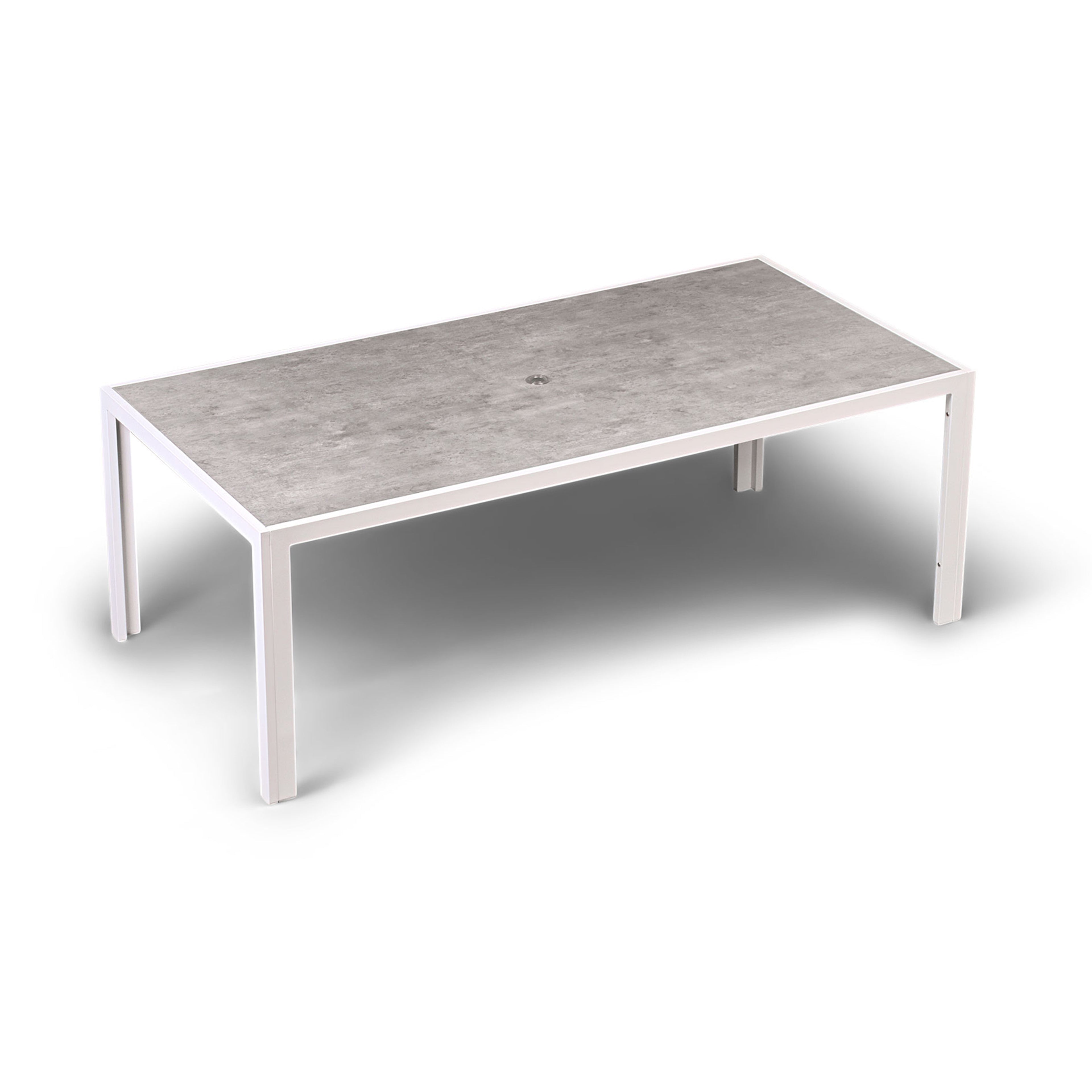 Staple 8-Seat Rectangular Dining Table#Finish_White