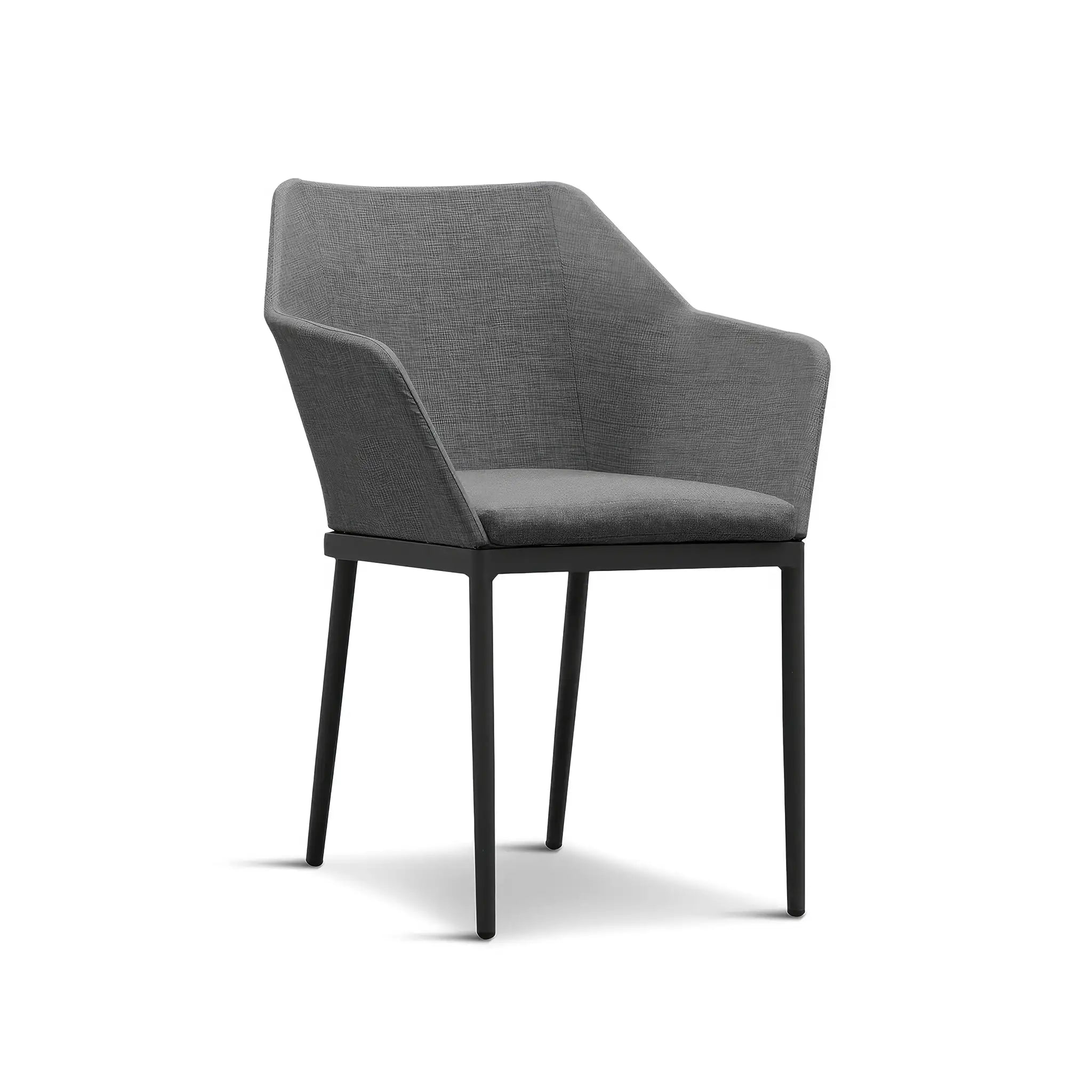 Harmonia Living Tailor Aluminum Dining Chair - Slate 4