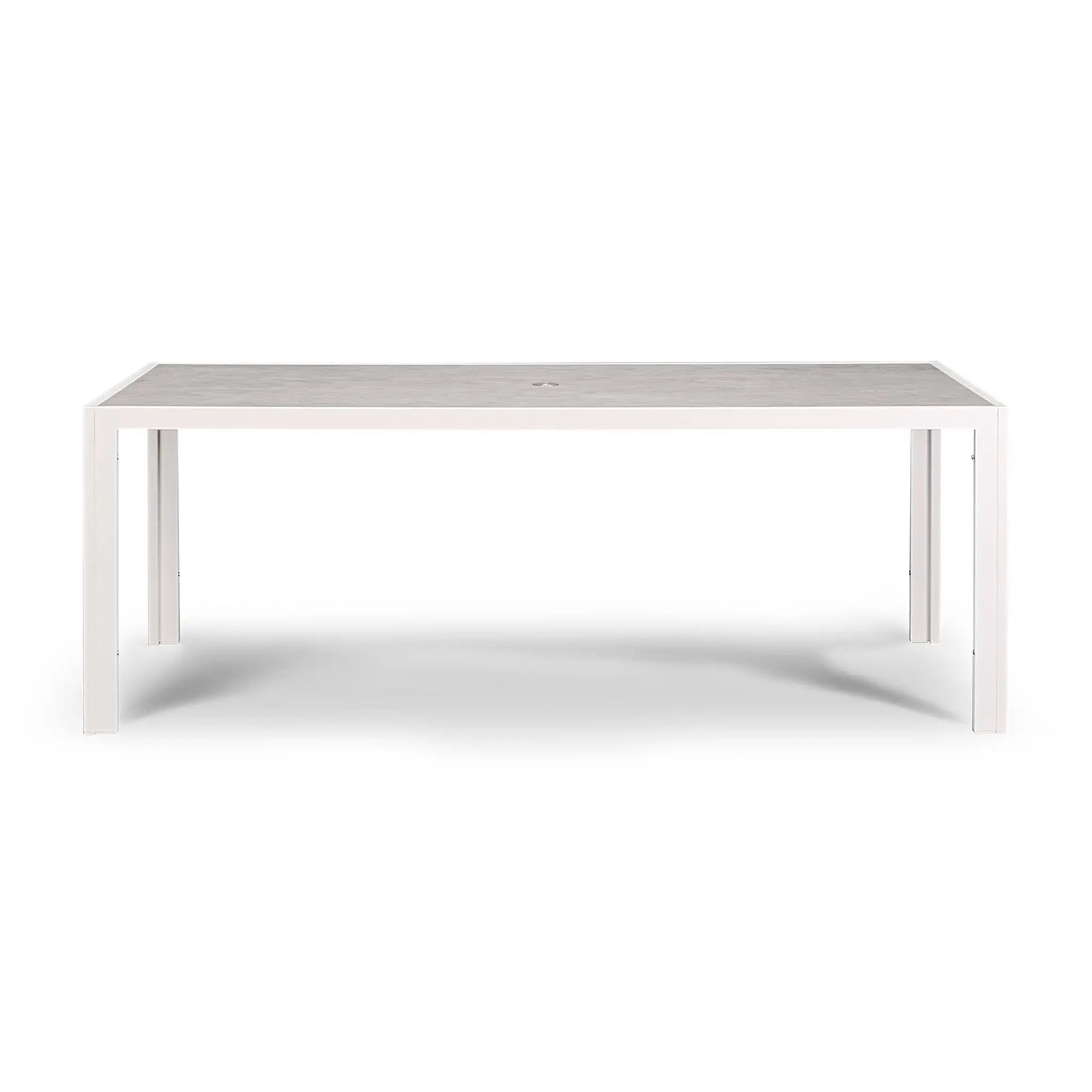 Harmonia Living Tailor 9 Piece Aluminum Dining Set - White 3