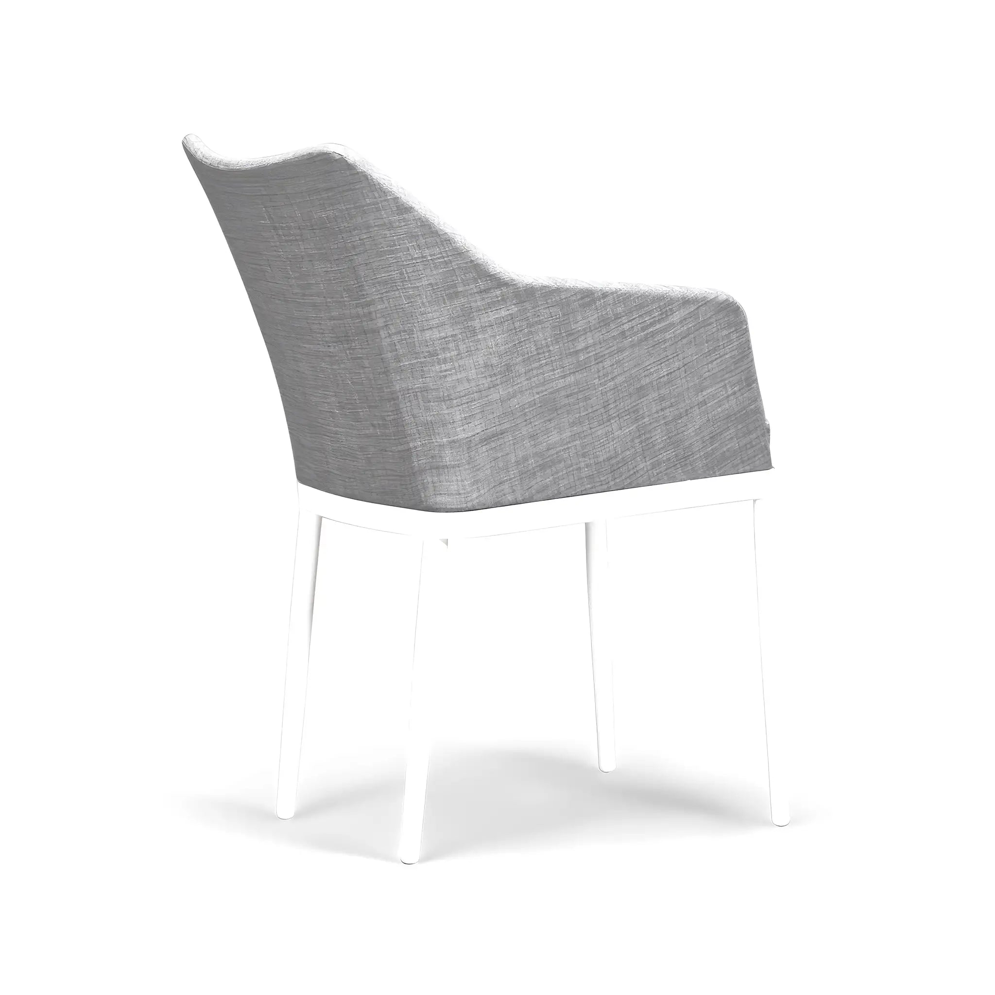 Harmonia Living Tailor Aluminum Dining Chair - White 3