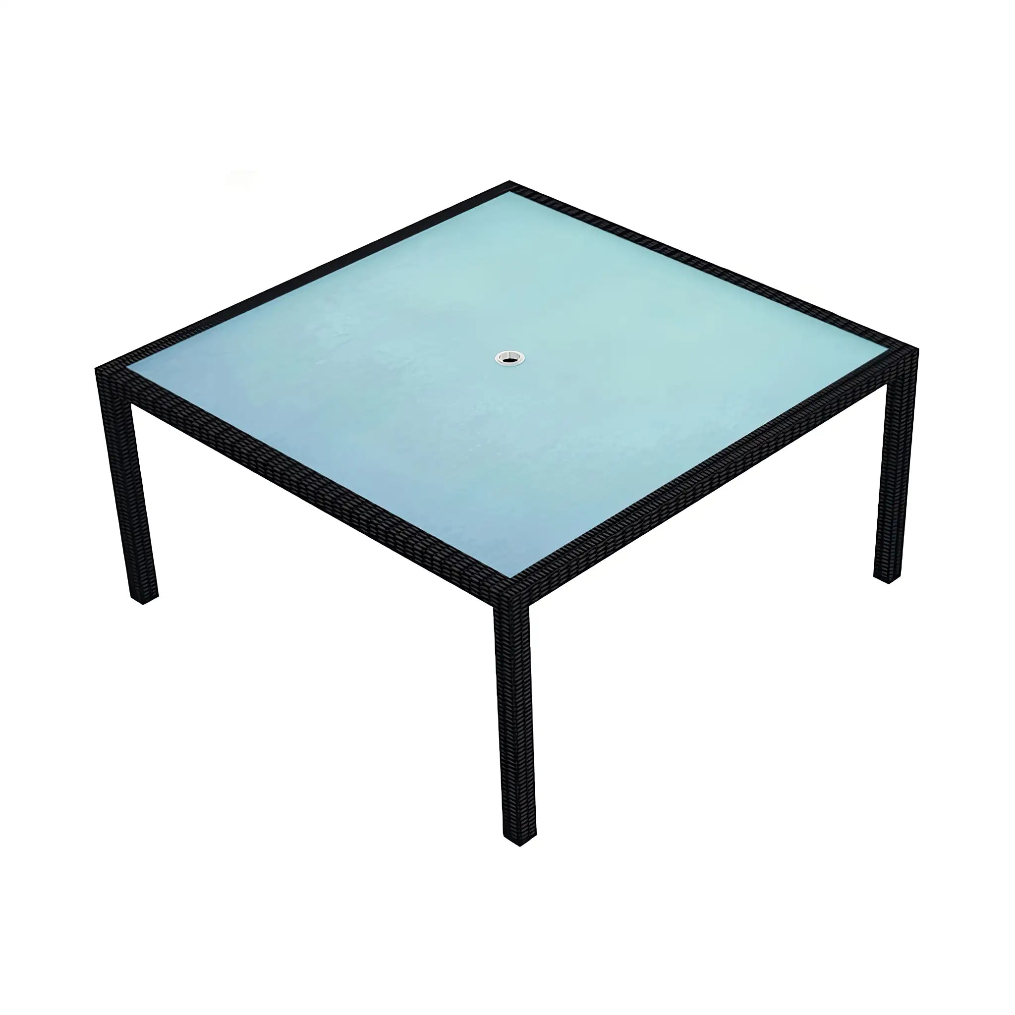 Harmonia Living Urbana 8-Seat Aluminum Square Dining Table 2