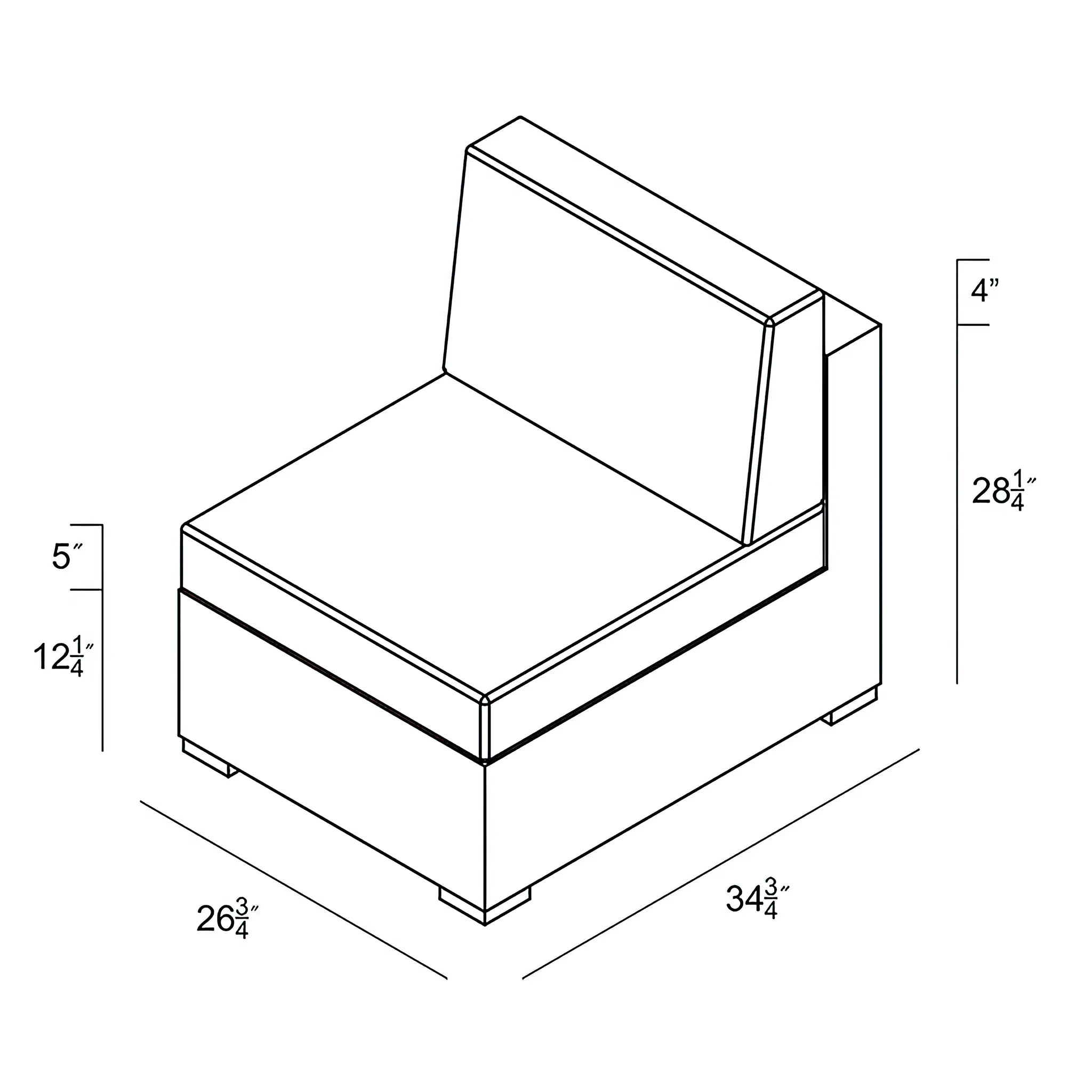 Harmonia Living Urbana Aluminum Middle Section 23