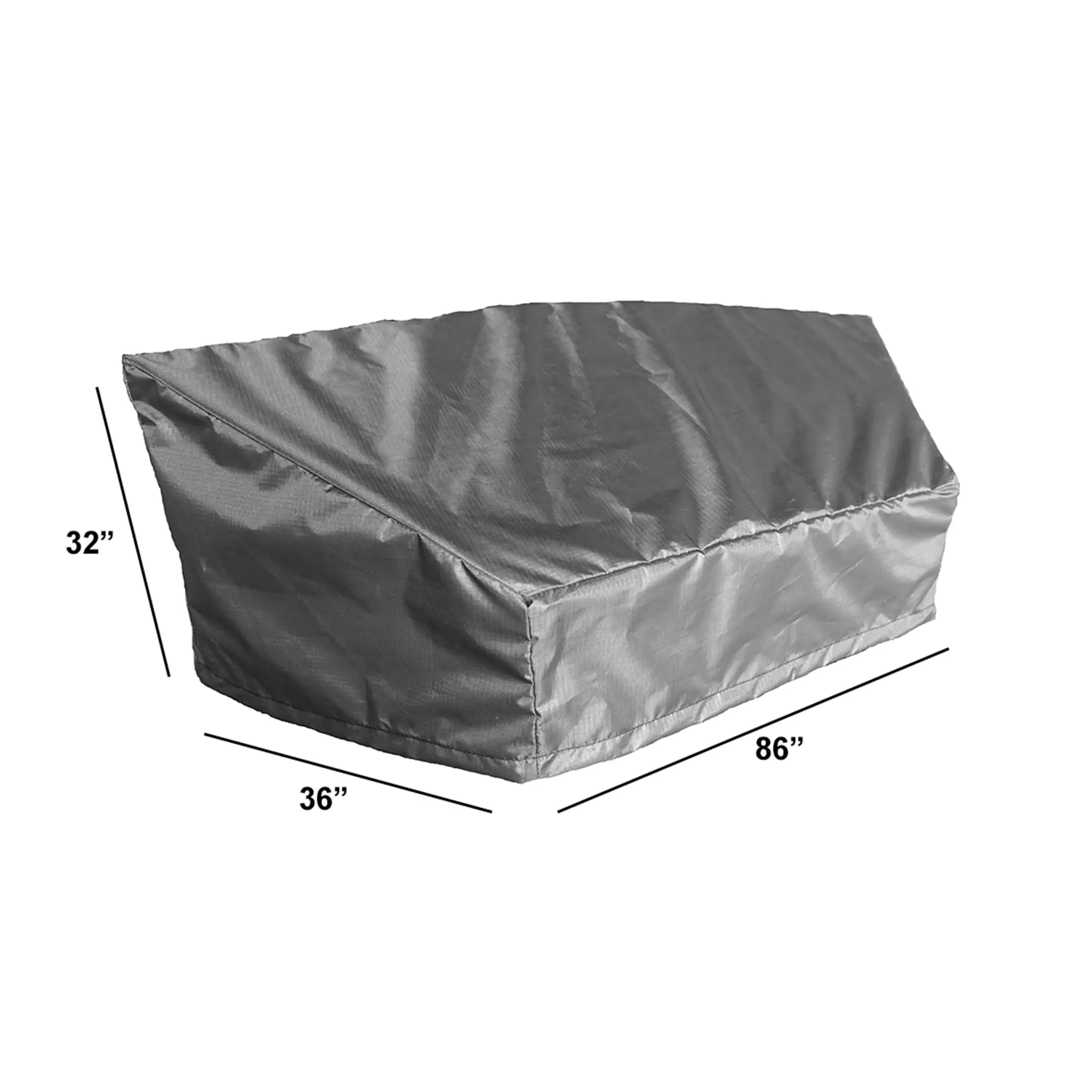 Harmonia Living WeatherX Furniture Cover-Curved LoveSeat 1