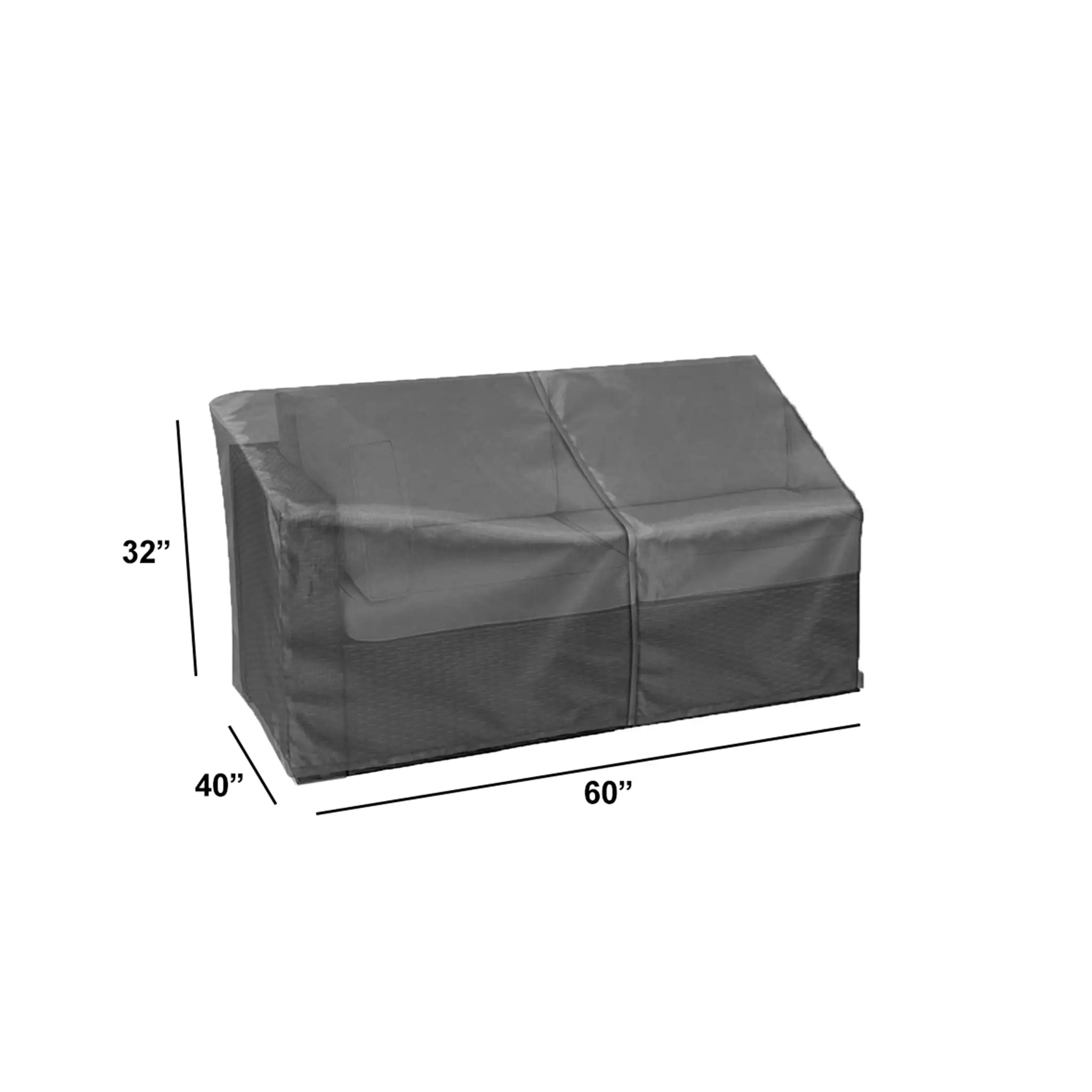Harmonia Living WeatherX Furniture Cover-Sectional Left Arm Facing LoveSeat 1