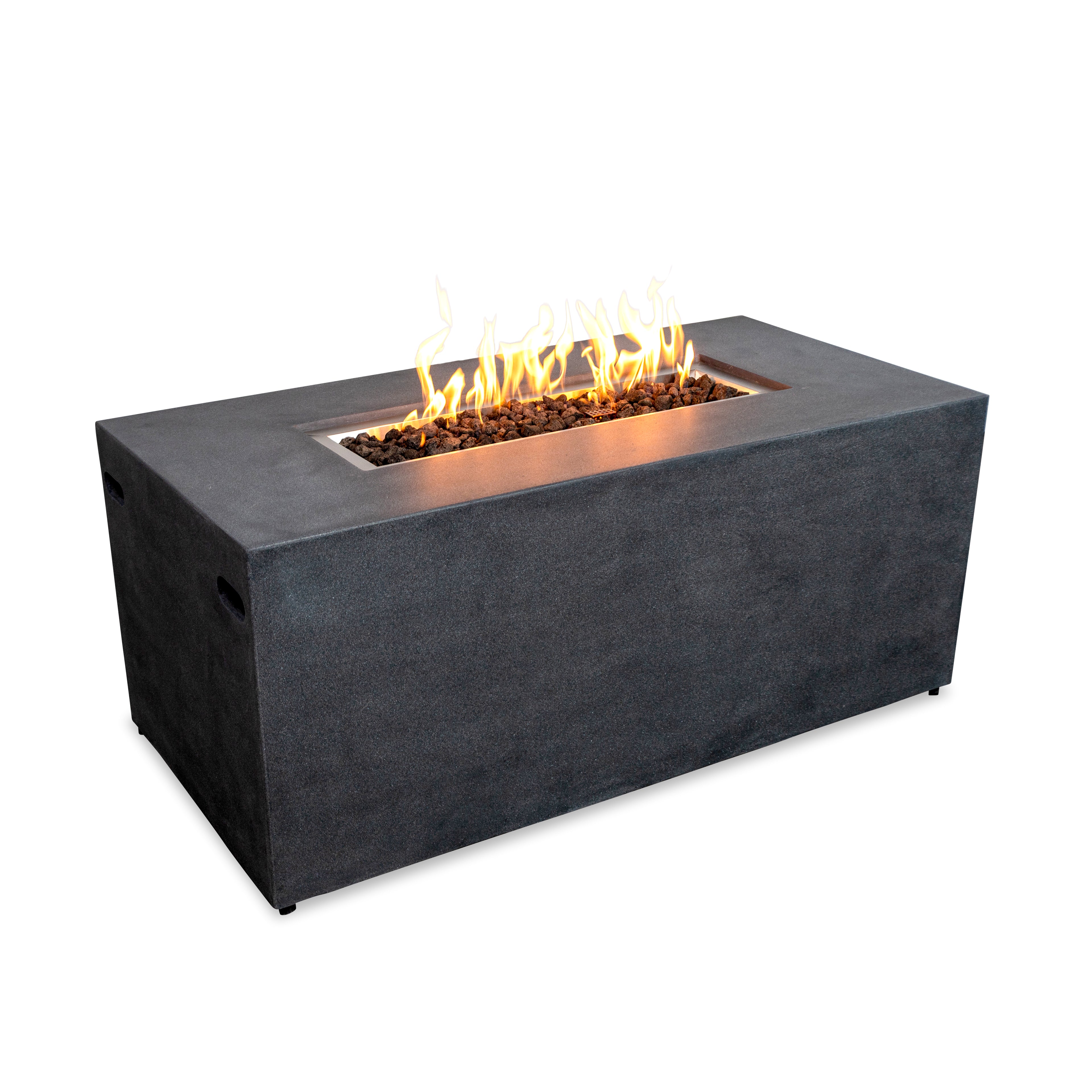 Mason 55" Rectangular Hidden Propane Gas Fire Pit - Graphite
