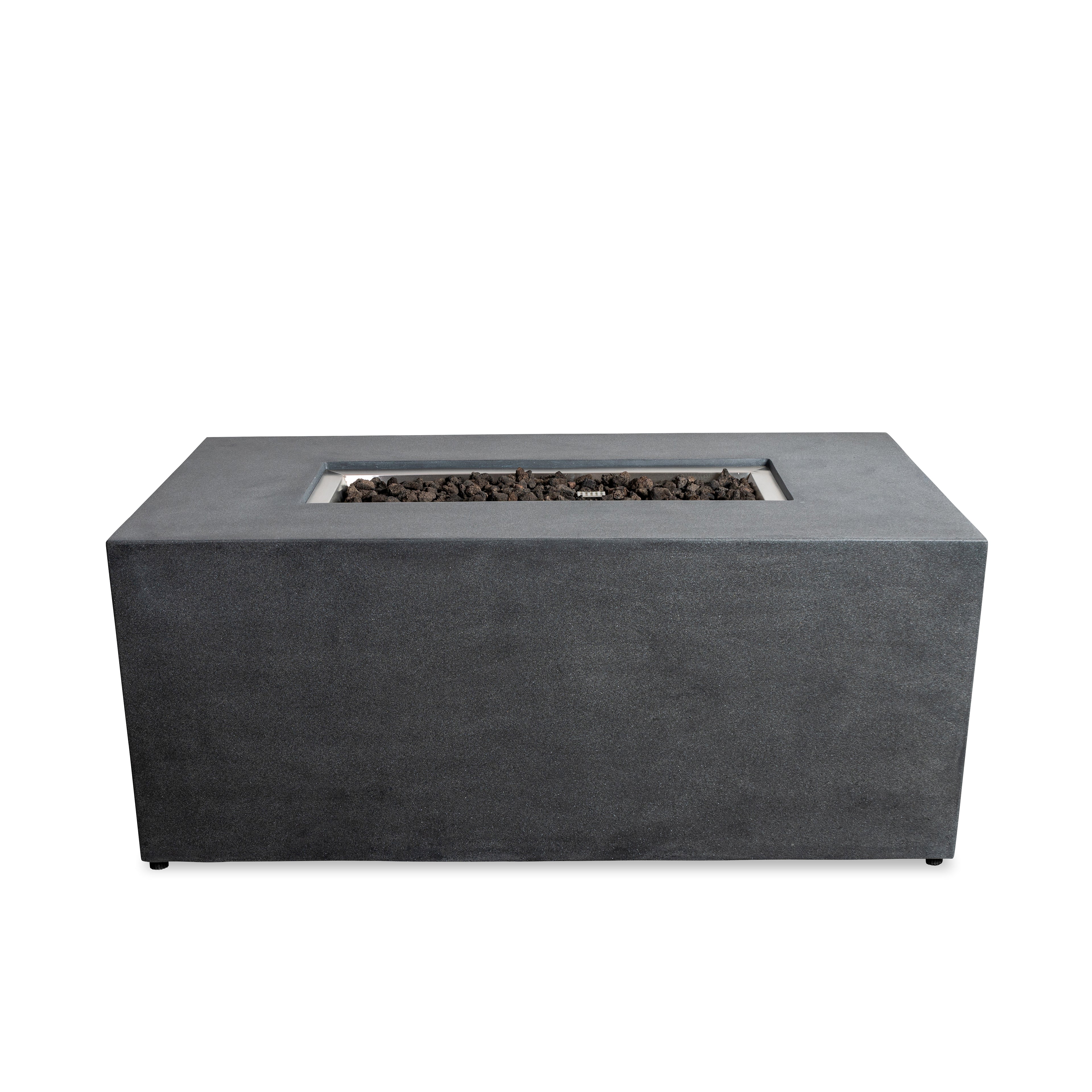 Mason 55" Rectangular Hidden Propane Gas Fire Pit - Graphite