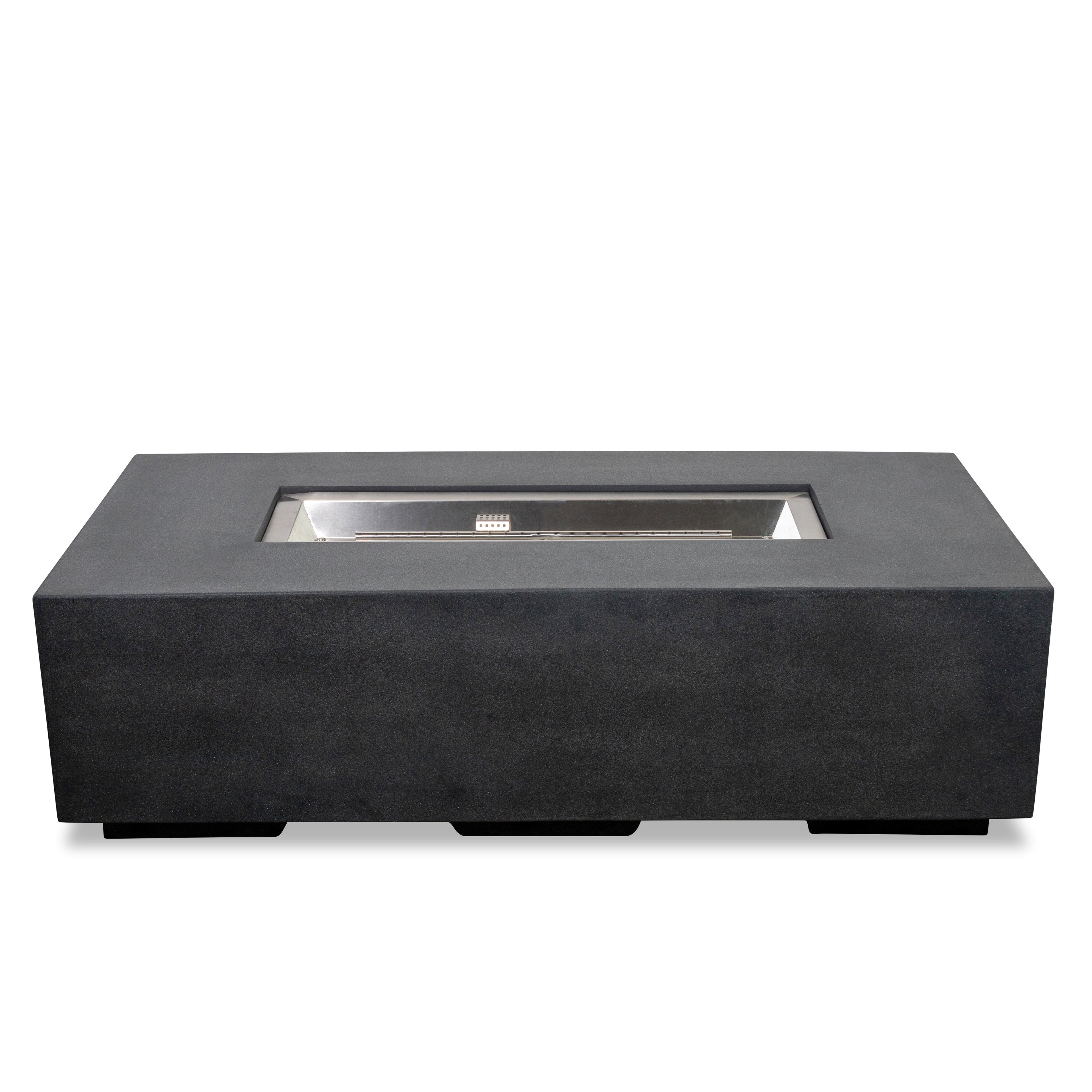 Mason 55" Rectangular Natural Gas Fire Pit - Graphite