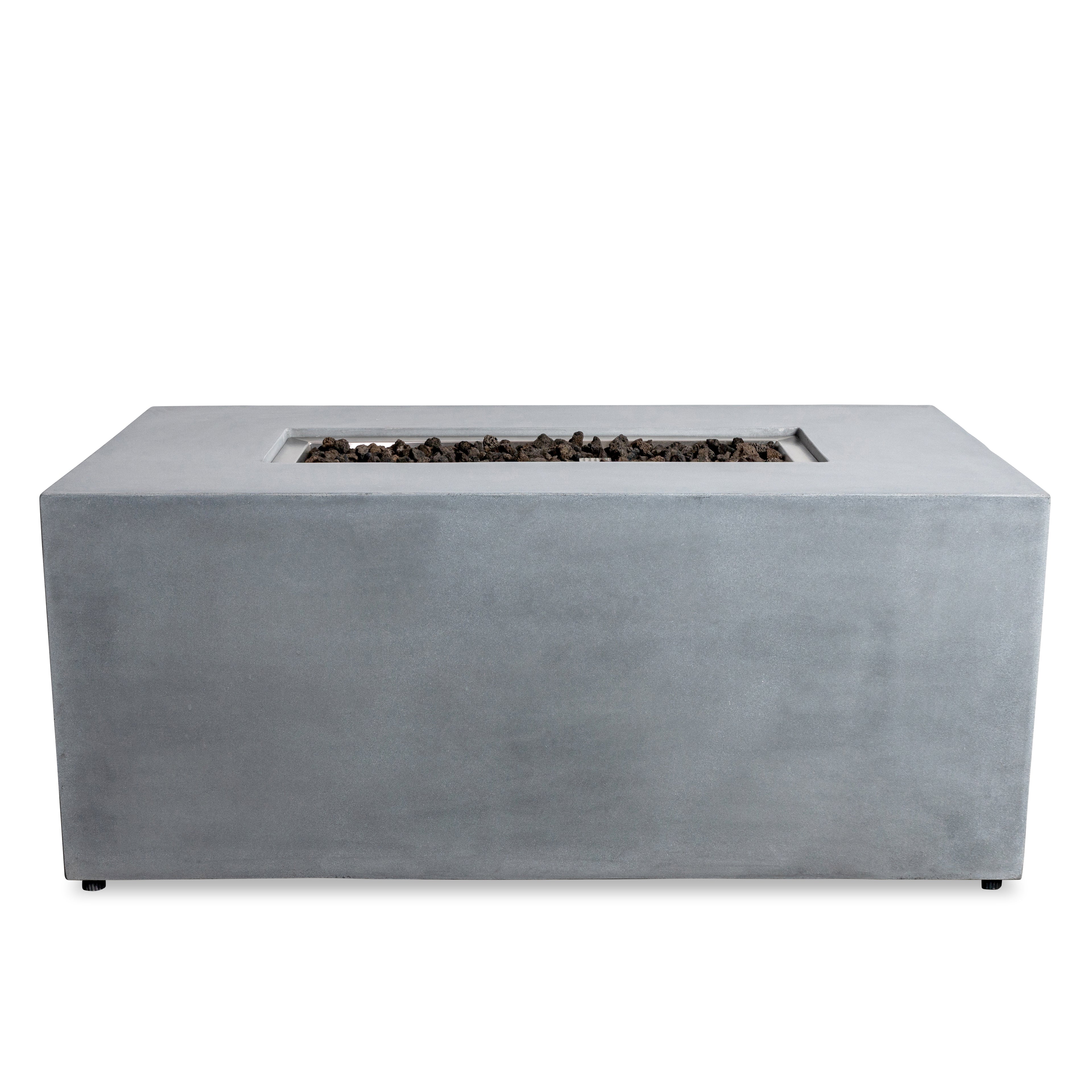Mason 55" Rectangular Hidden Propane Gas Fire Pit - Natural Gray