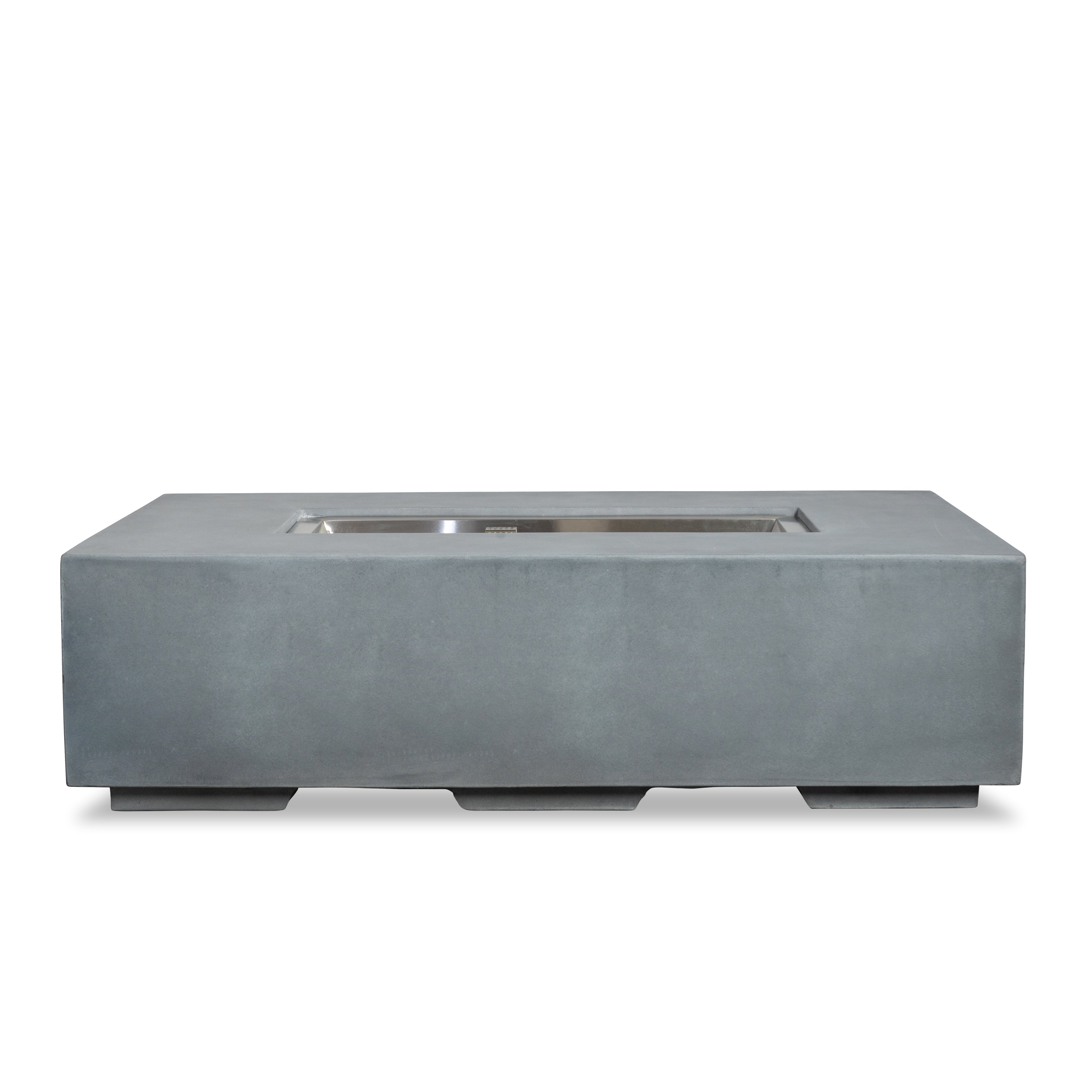 Mason 55" Rectangular Natural Gas Fire Pit - Natural Gray