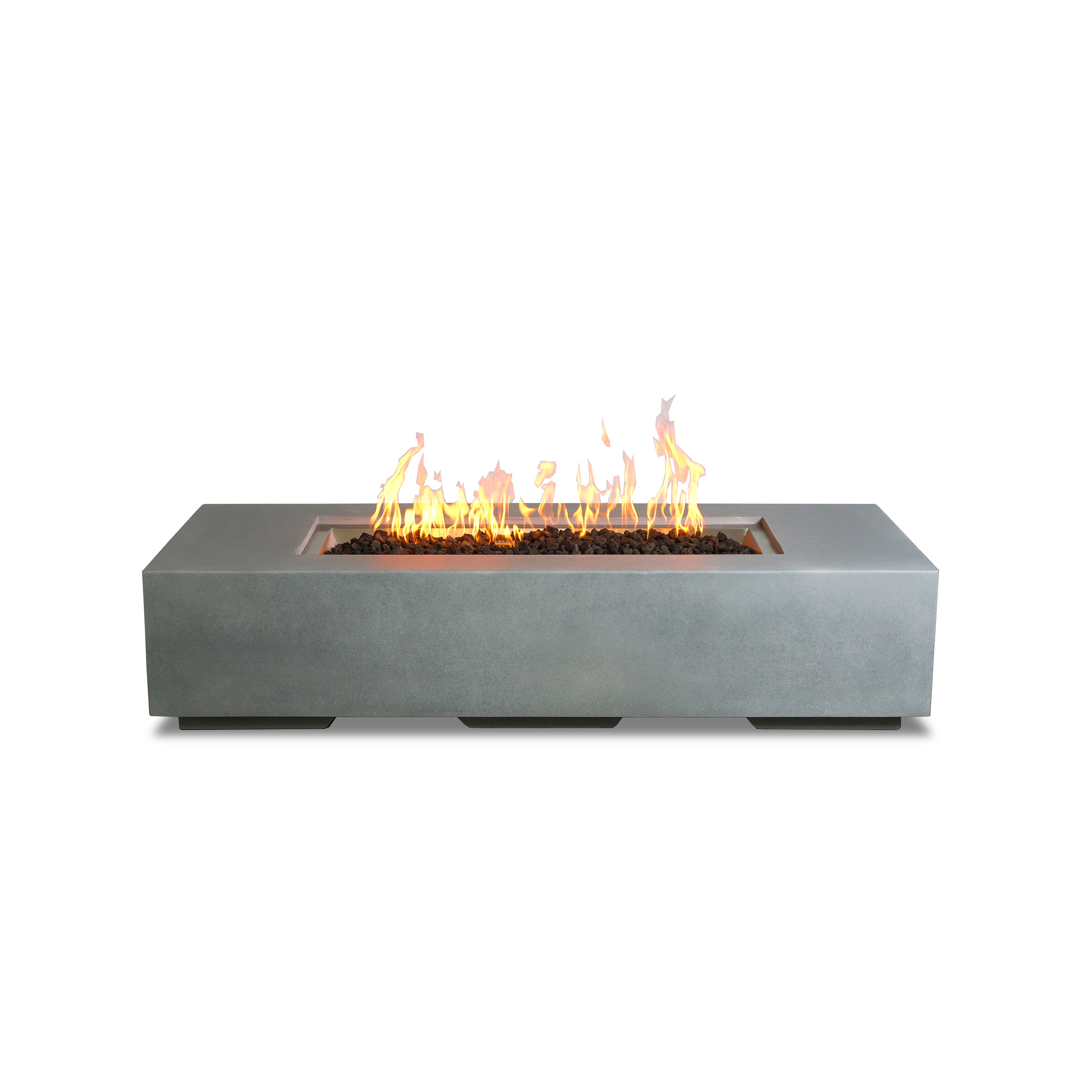 Mason 72" Rectangular Gas Fire Pit#Finish_Natural Gray