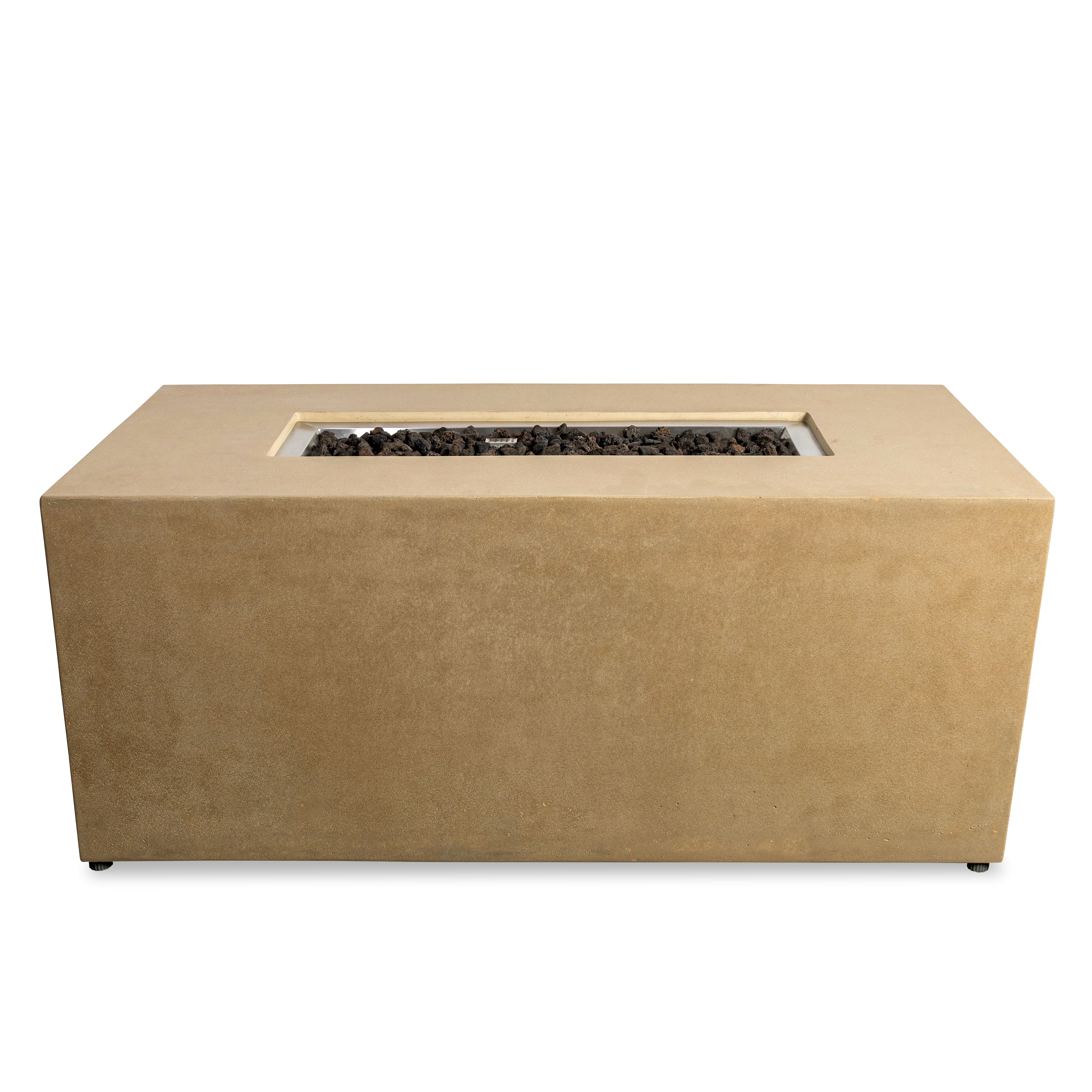 Mason 55" Rectangular Hidden Propane Gas Fire Pit - Sand