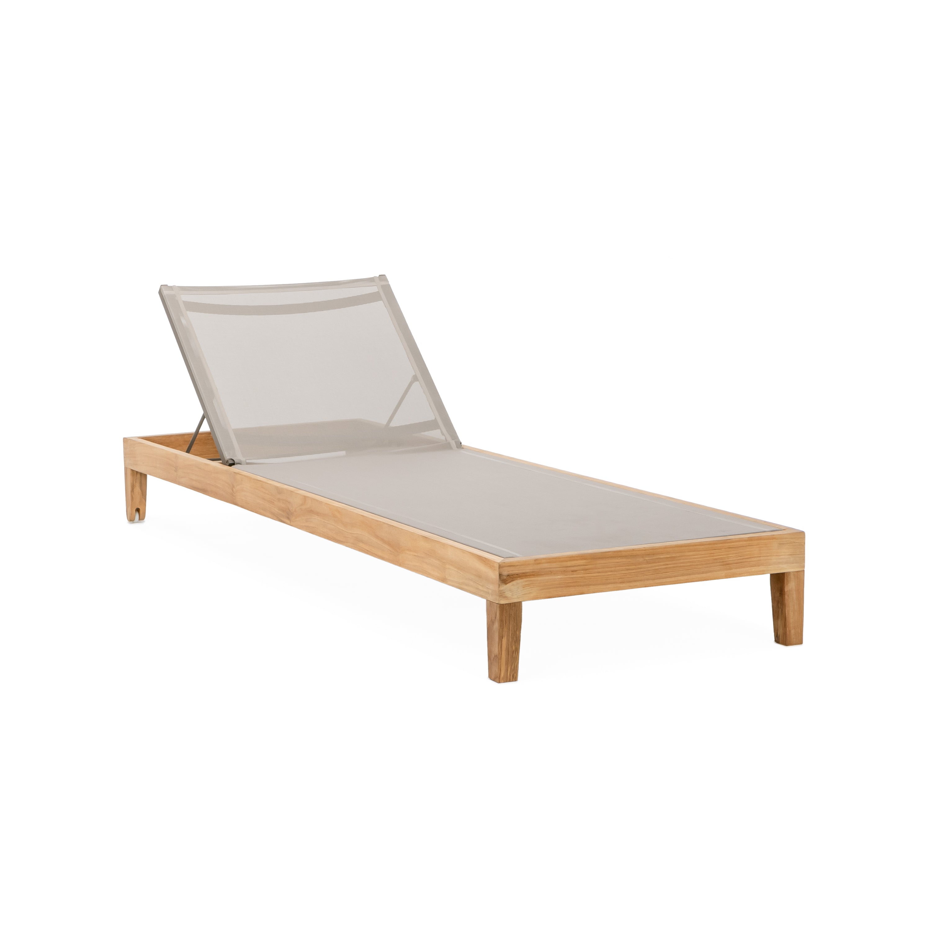 Classic Teak Sling Chaise