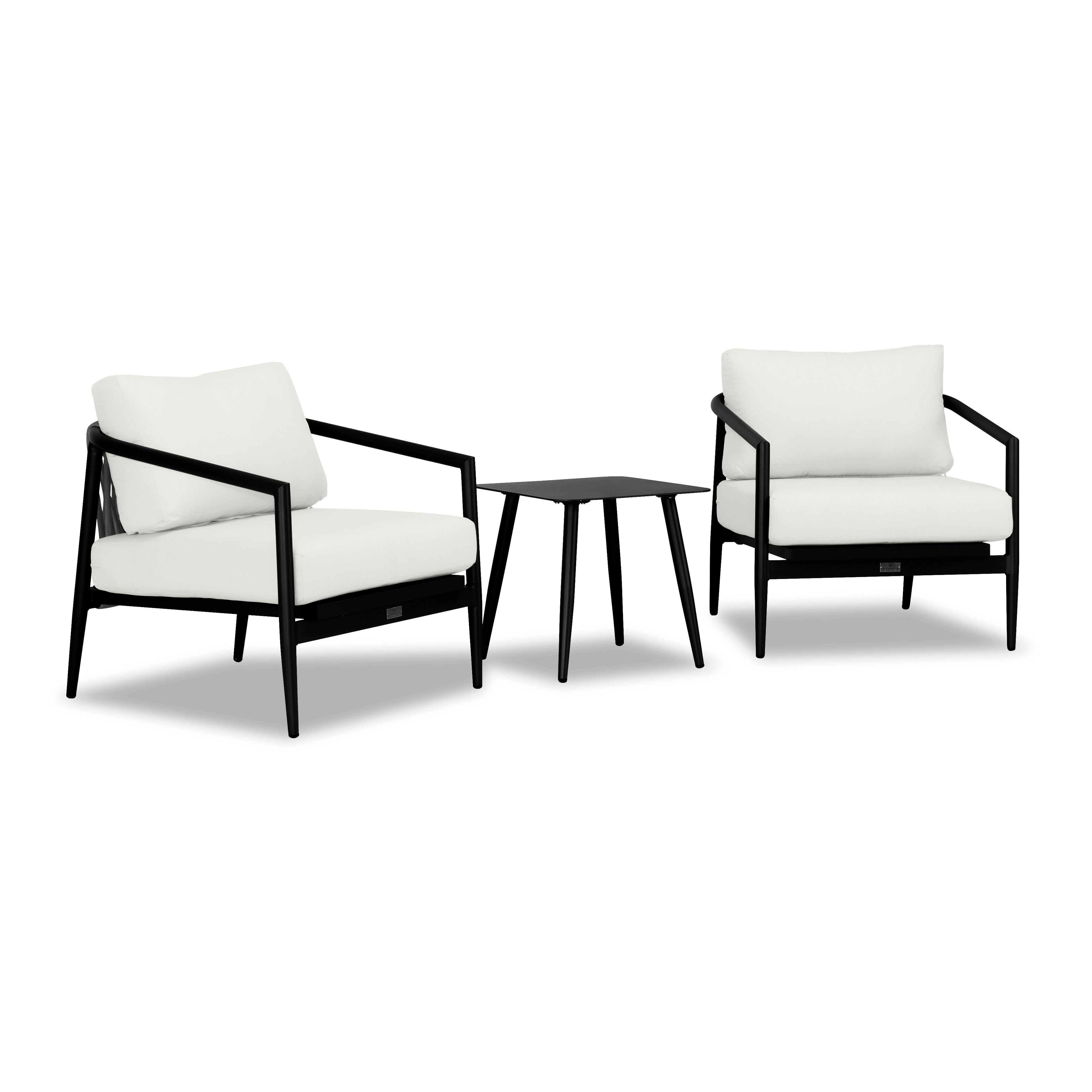 Olio 3 Piece Club Chair Set#Finish_Black#Fabric_Canvas Natural