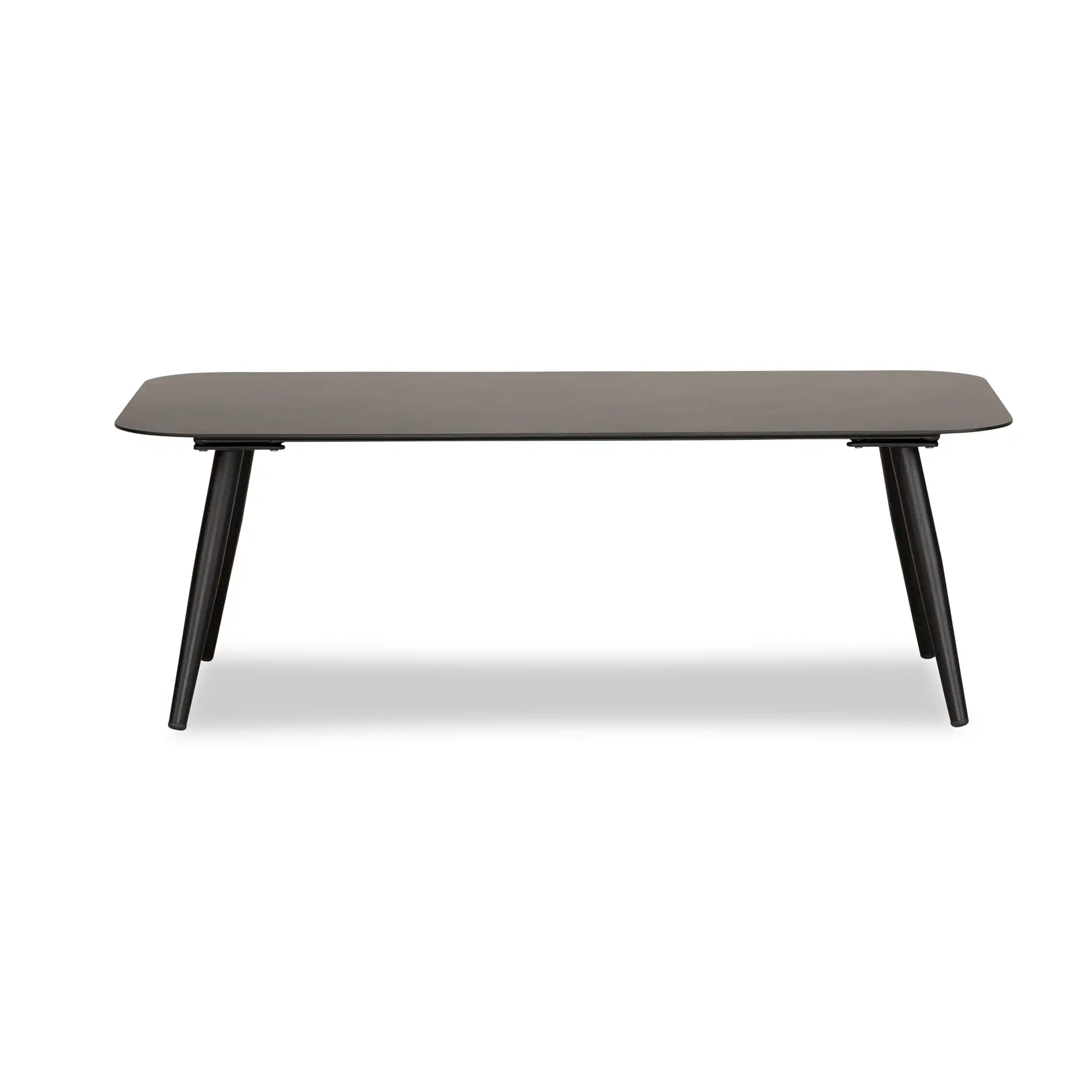 Harmonia Living Olio Aluminum Rectangular Coffee Table - Black 1