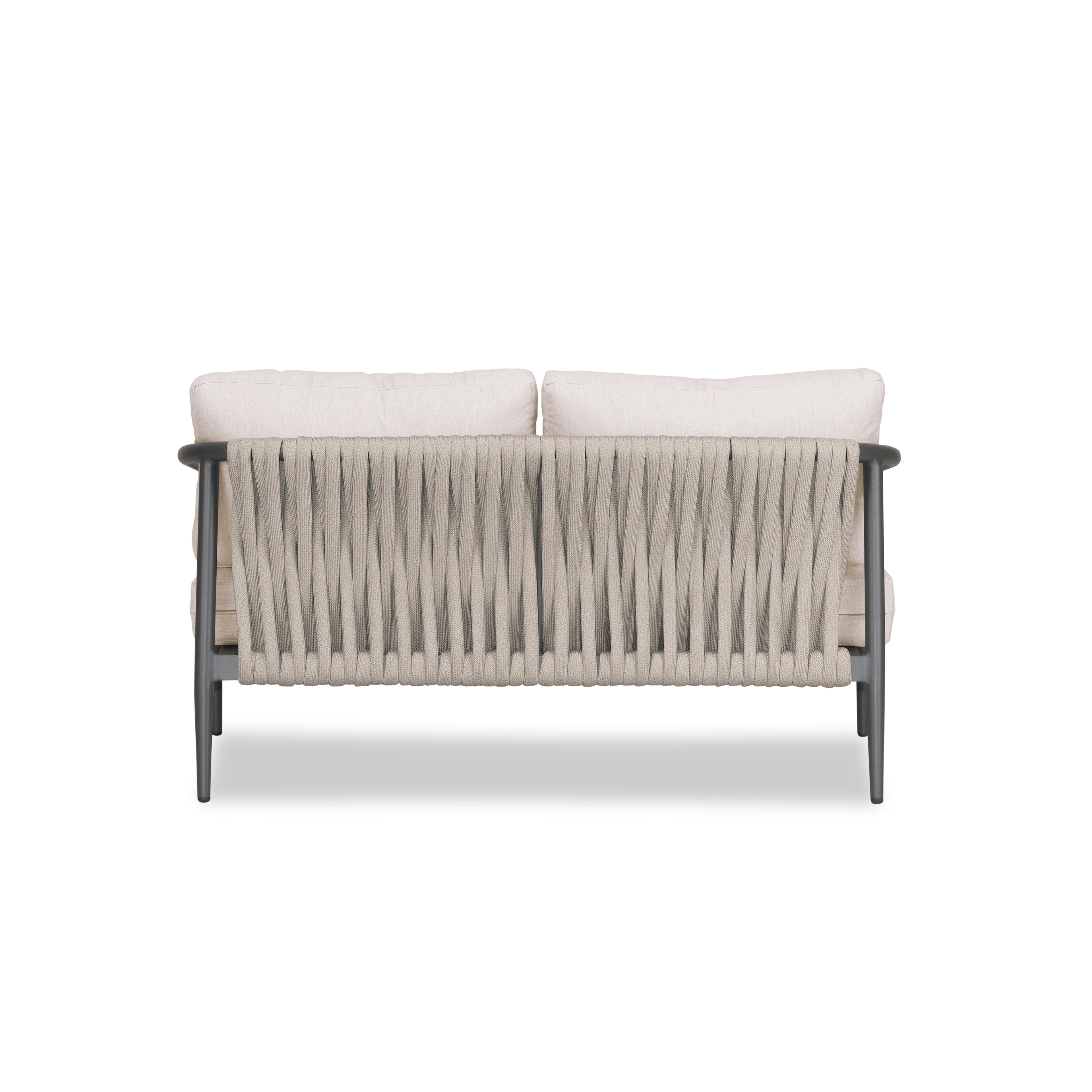 Olio Loveseat#Finish_Slate#Fabric_Cast Silver