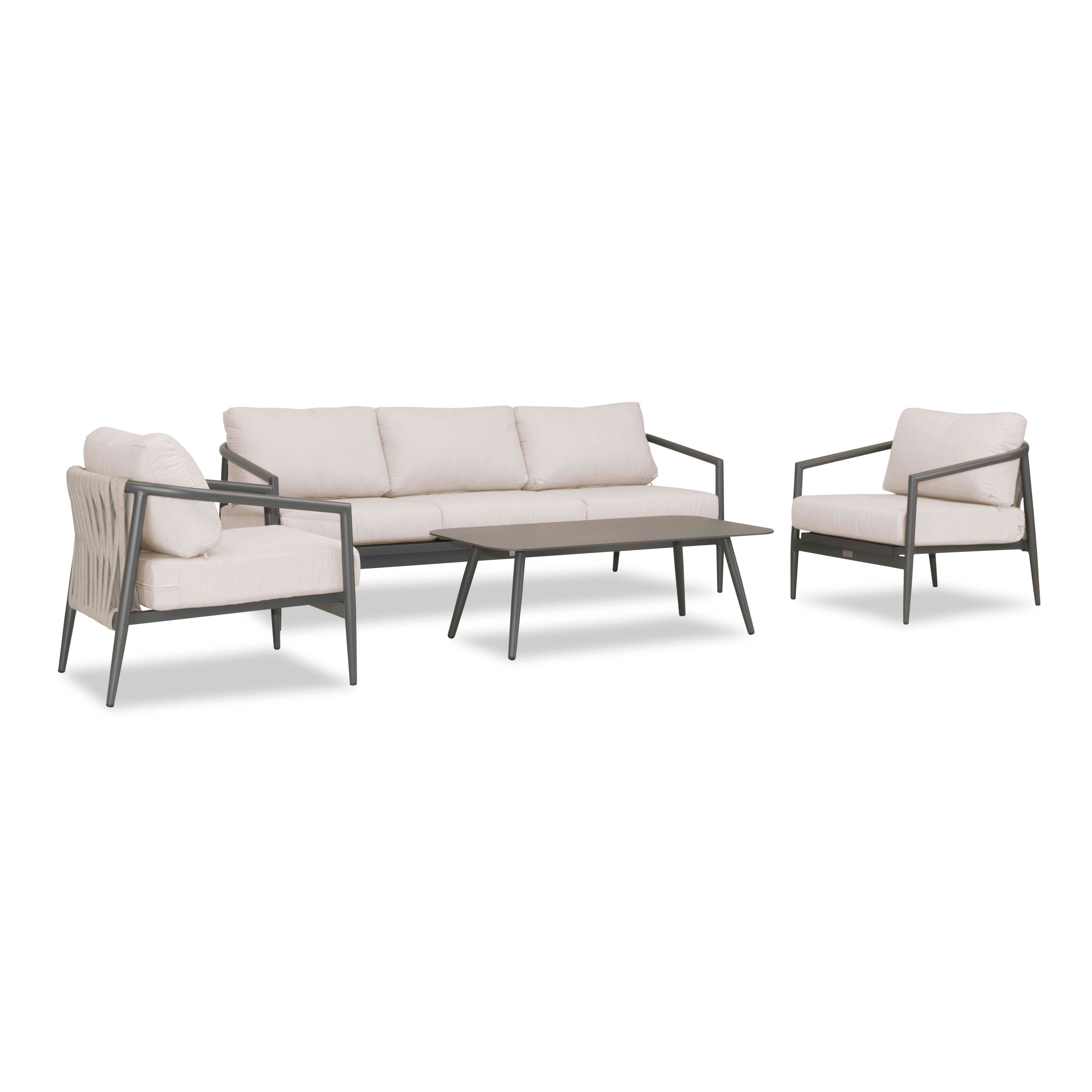 Olio 4 Piece Sofa Set#Finish_Slate#Fabric_Cast Silver