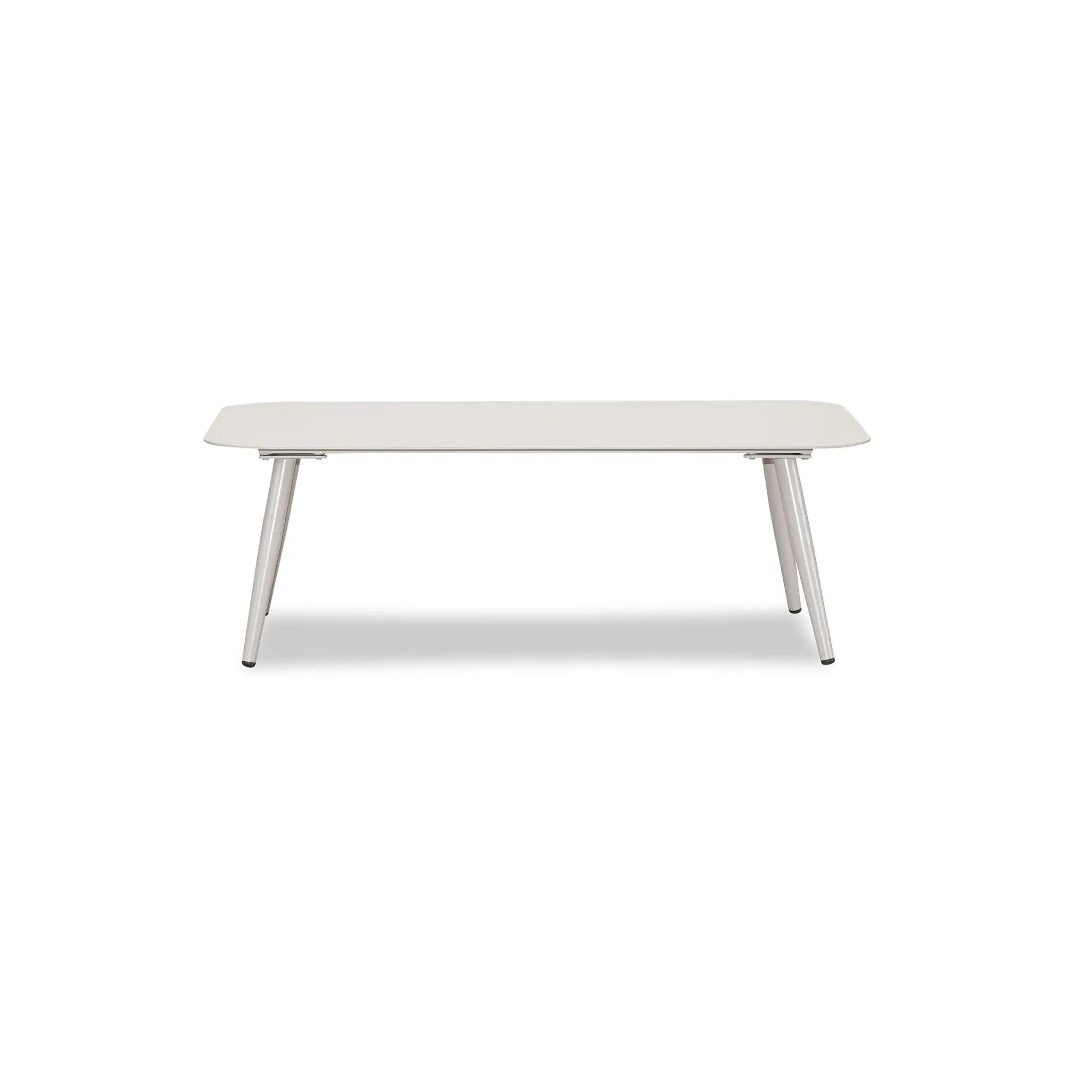 Harmonia Living Olio 4 Piece Aluminum Loveseat Set - Urban Stone/Carrera 82