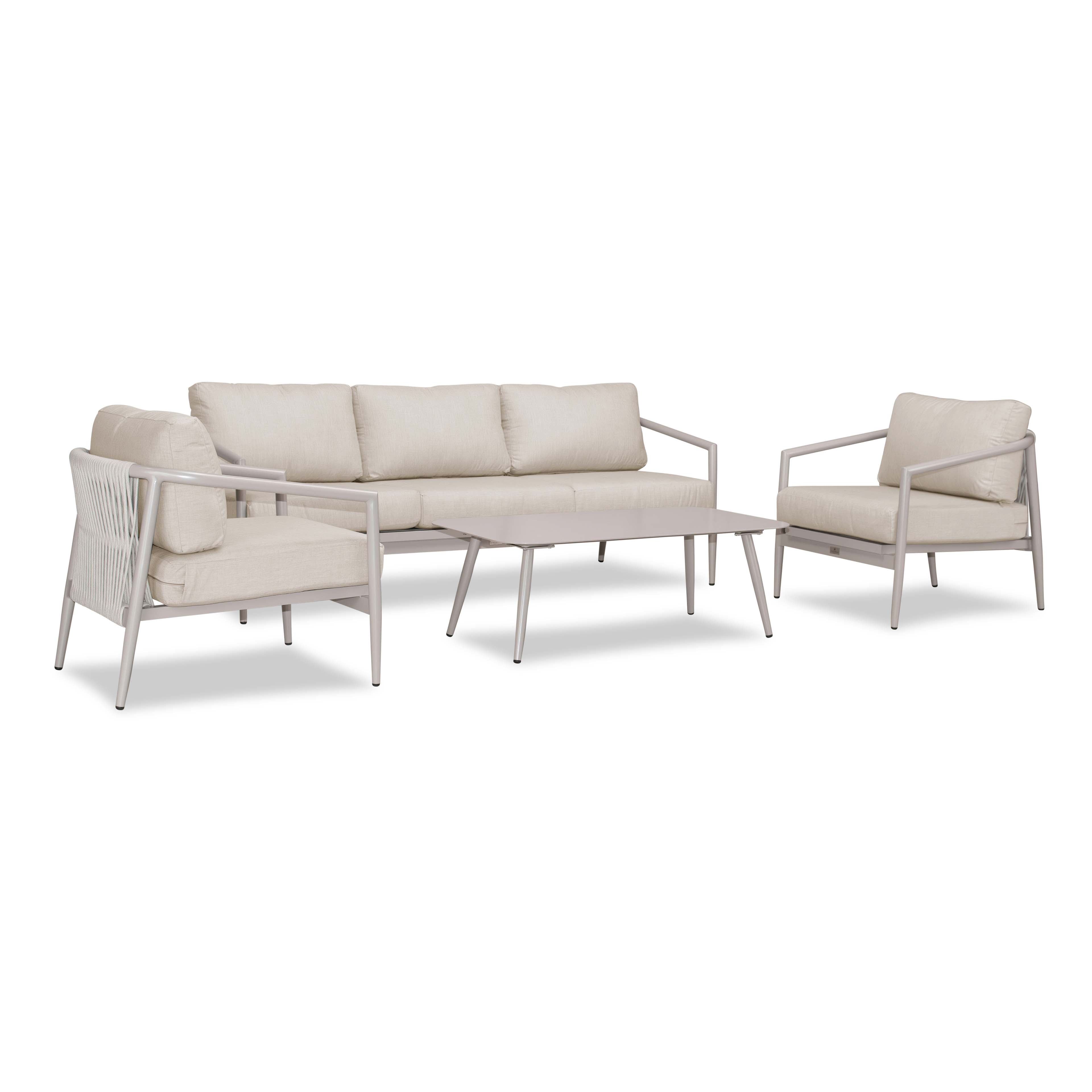 Olio 4 Piece Sofa Set#Finish_Urban Stone#Fabric_Cast Silver