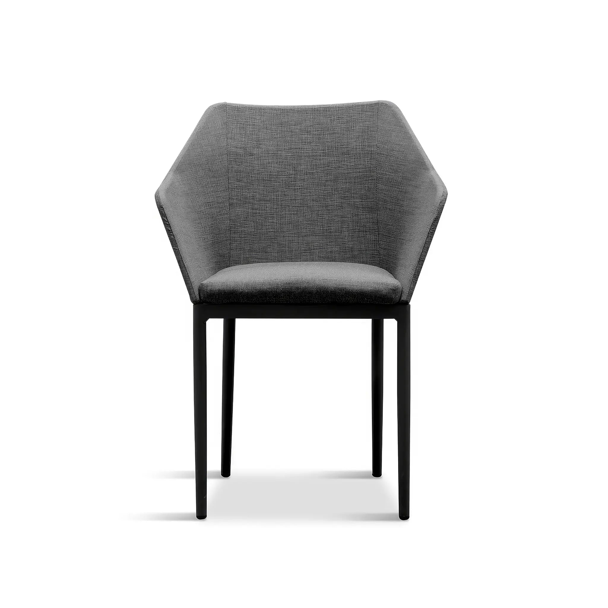Harmonia Living Tailor Aluminum Dining Chair - Black 1