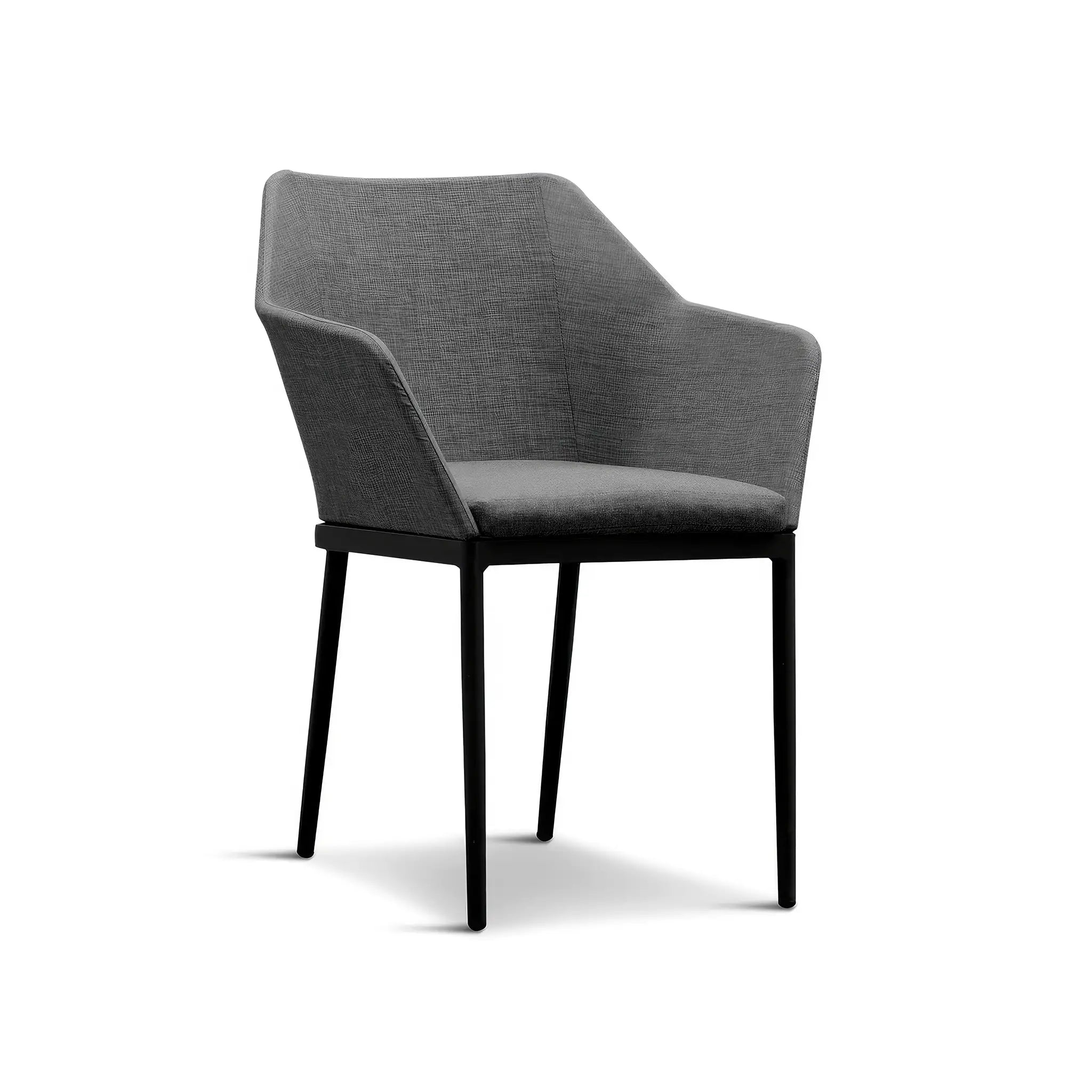 Harmonia Living Tailor Aluminum Dining Chair - Black 2