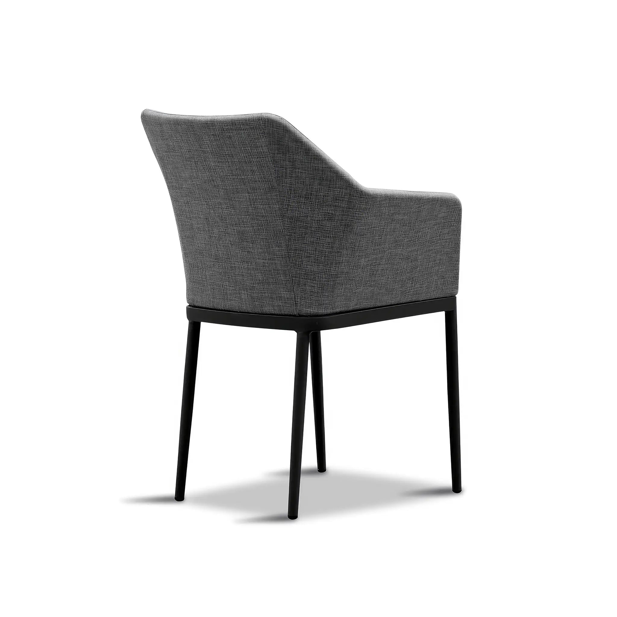 Harmonia Living Tailor Aluminum Dining Chair - Black 3