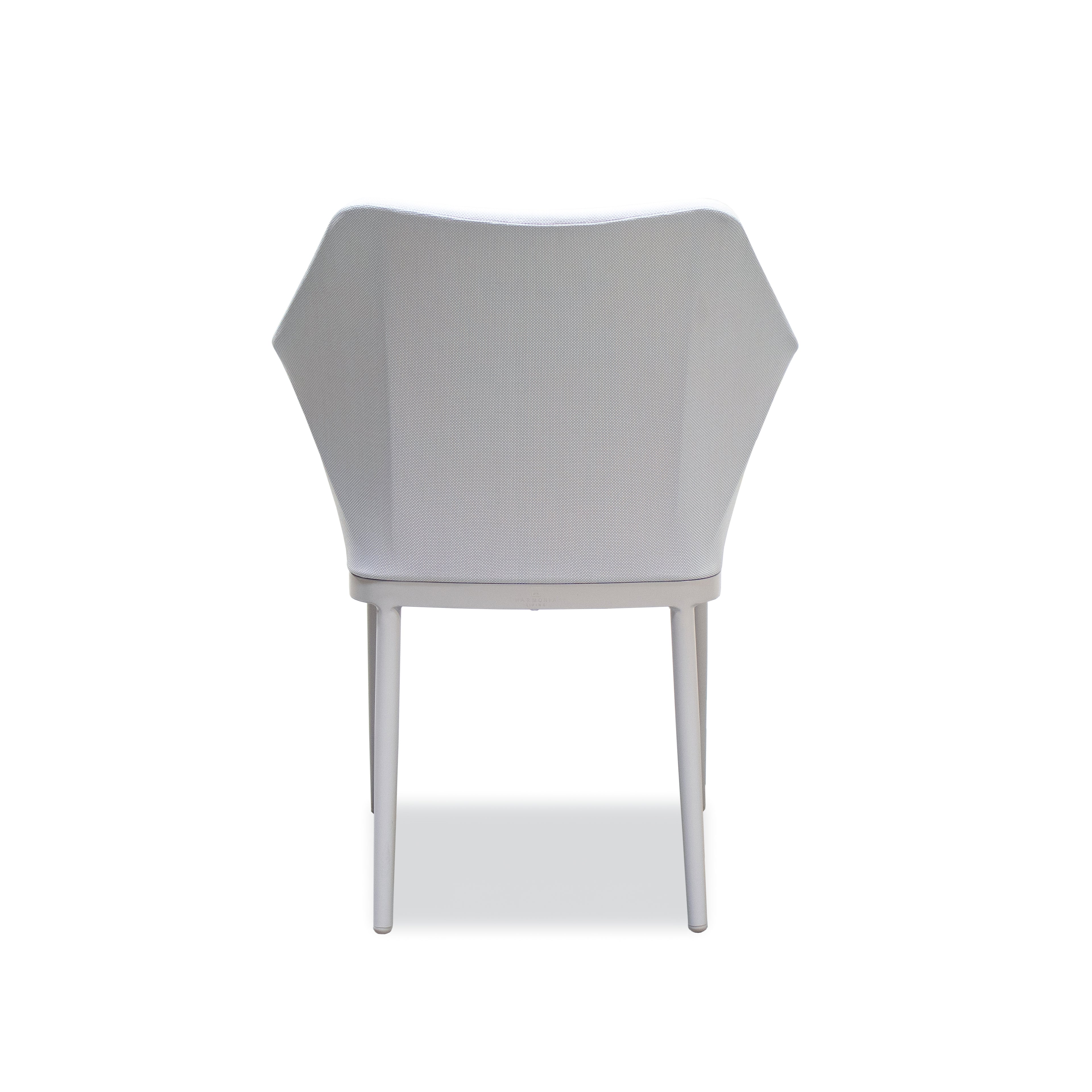Harmonia Living Tailor Aluminum Dining Chair#Finish_Urban Stone
