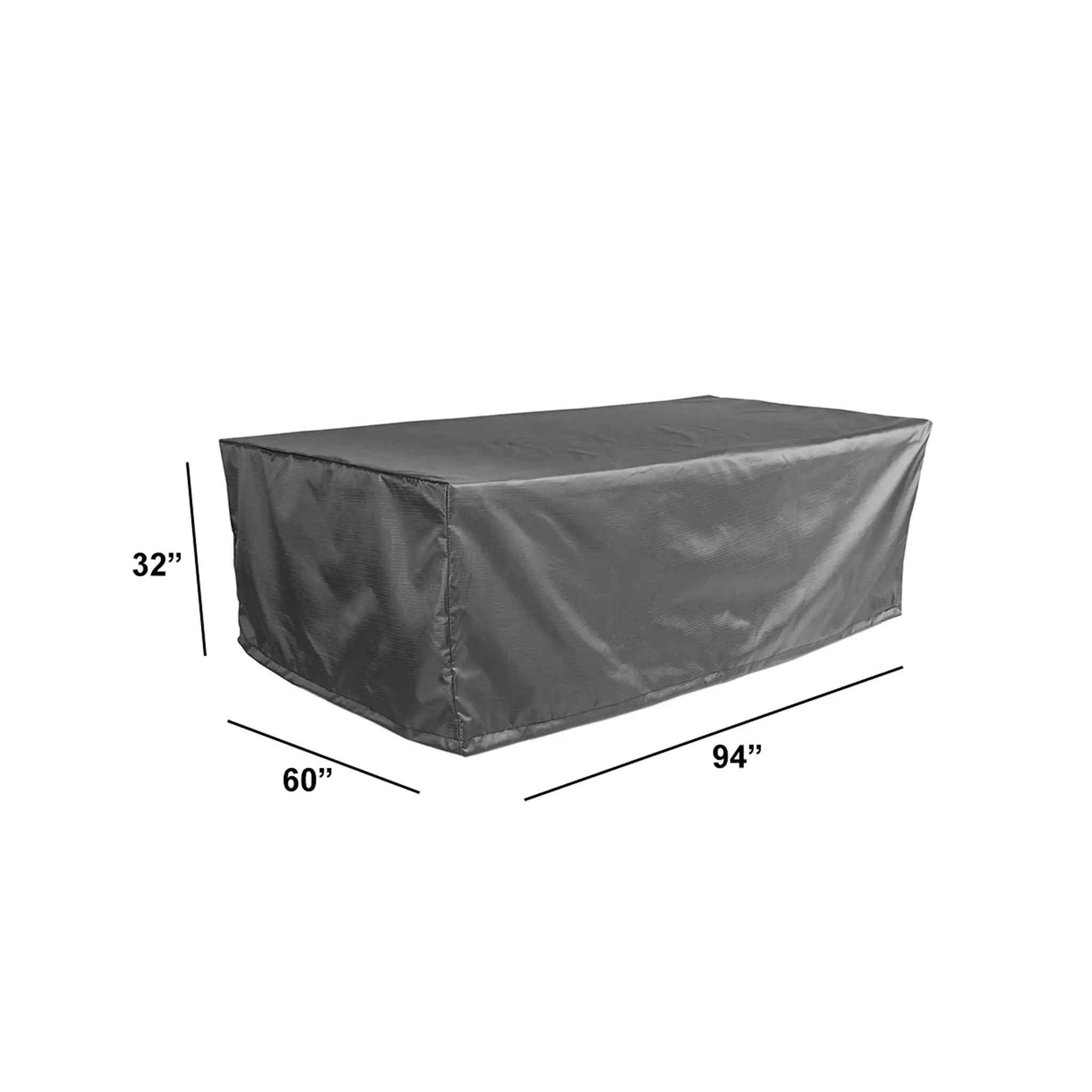 Harmonia Living WeatherX Cover For Medium Rectangular Dining Set-Up To 94" 1