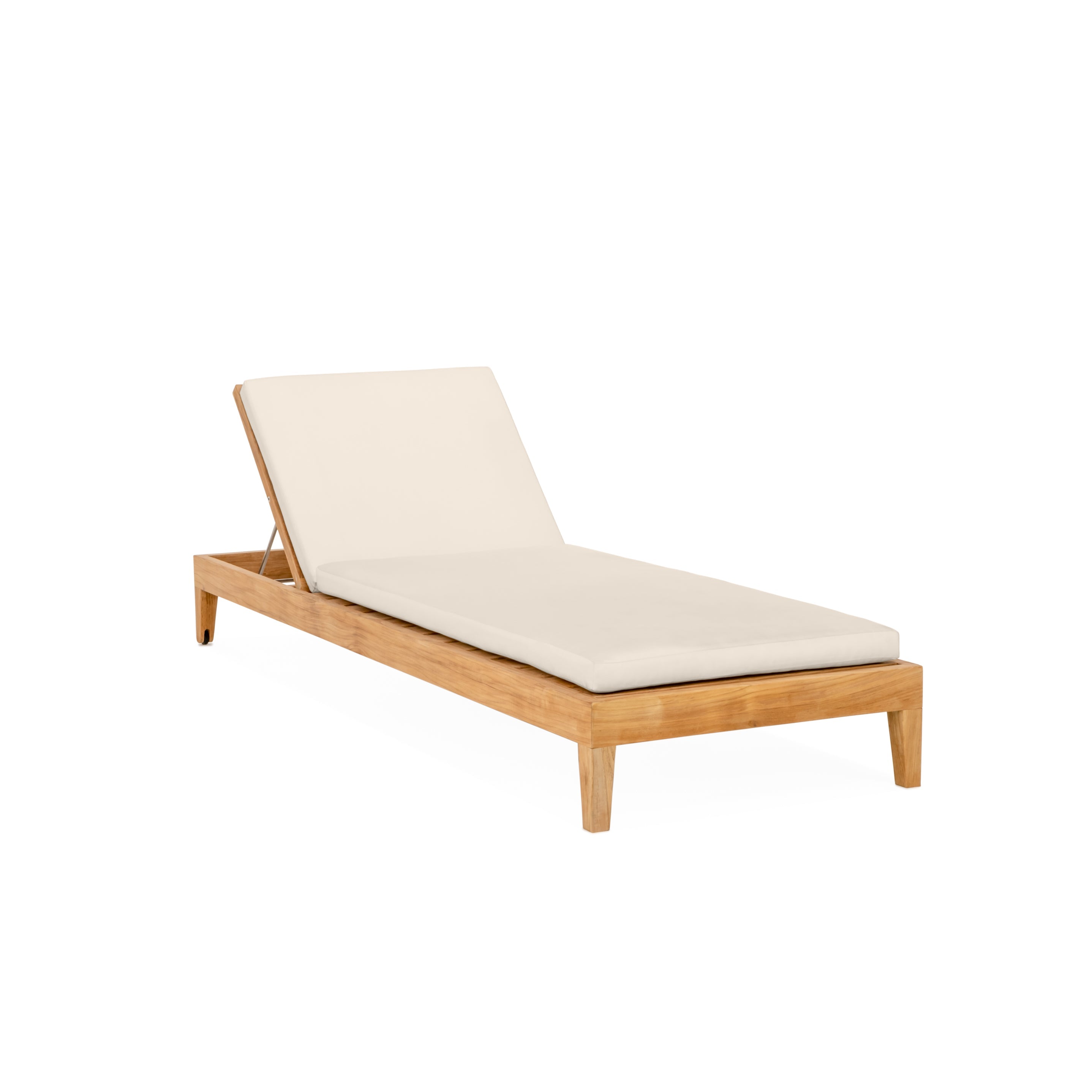 Classic Teak Chaise Lounge